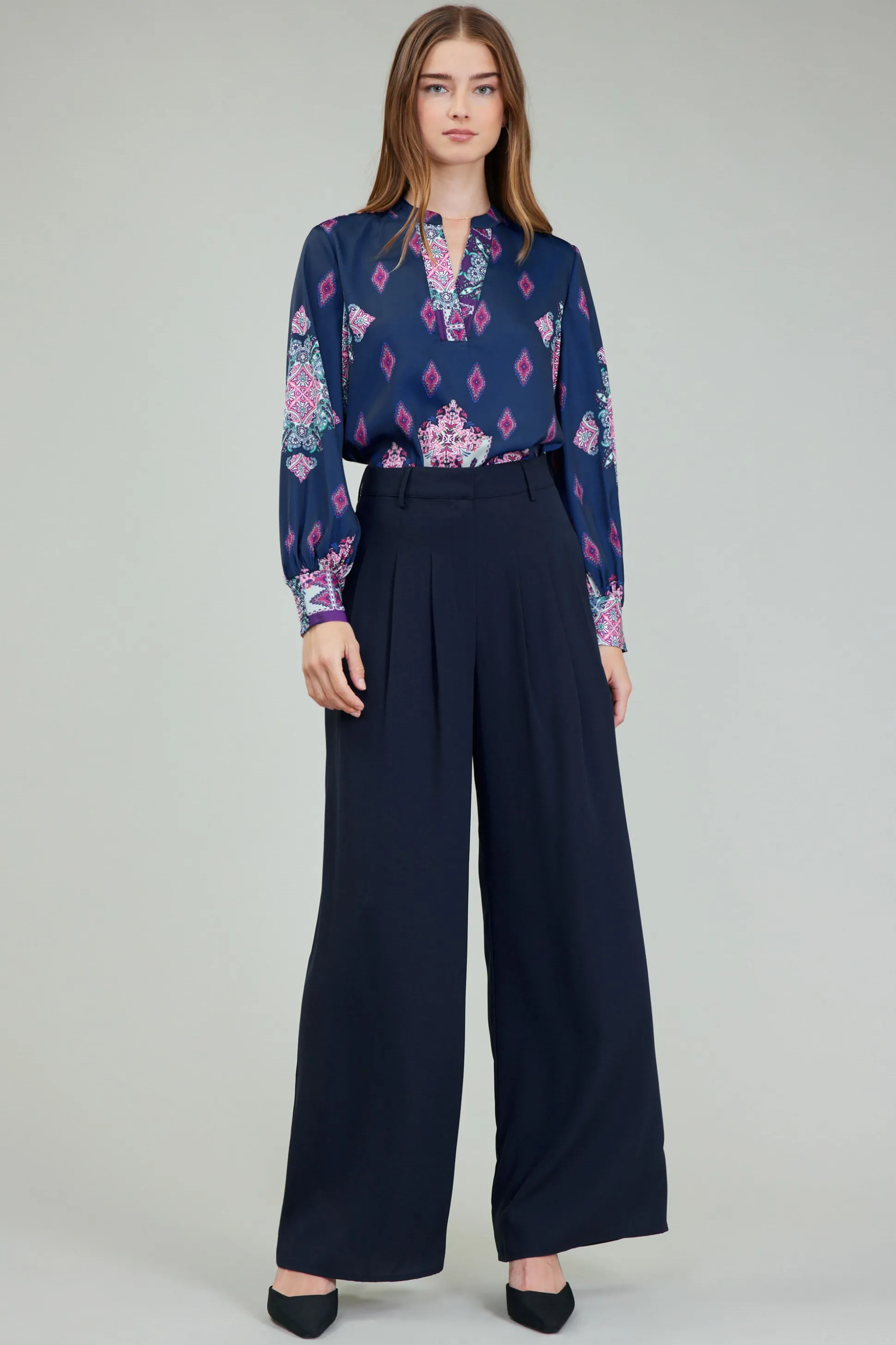 Wide Leg Trousers<Current Air Hot