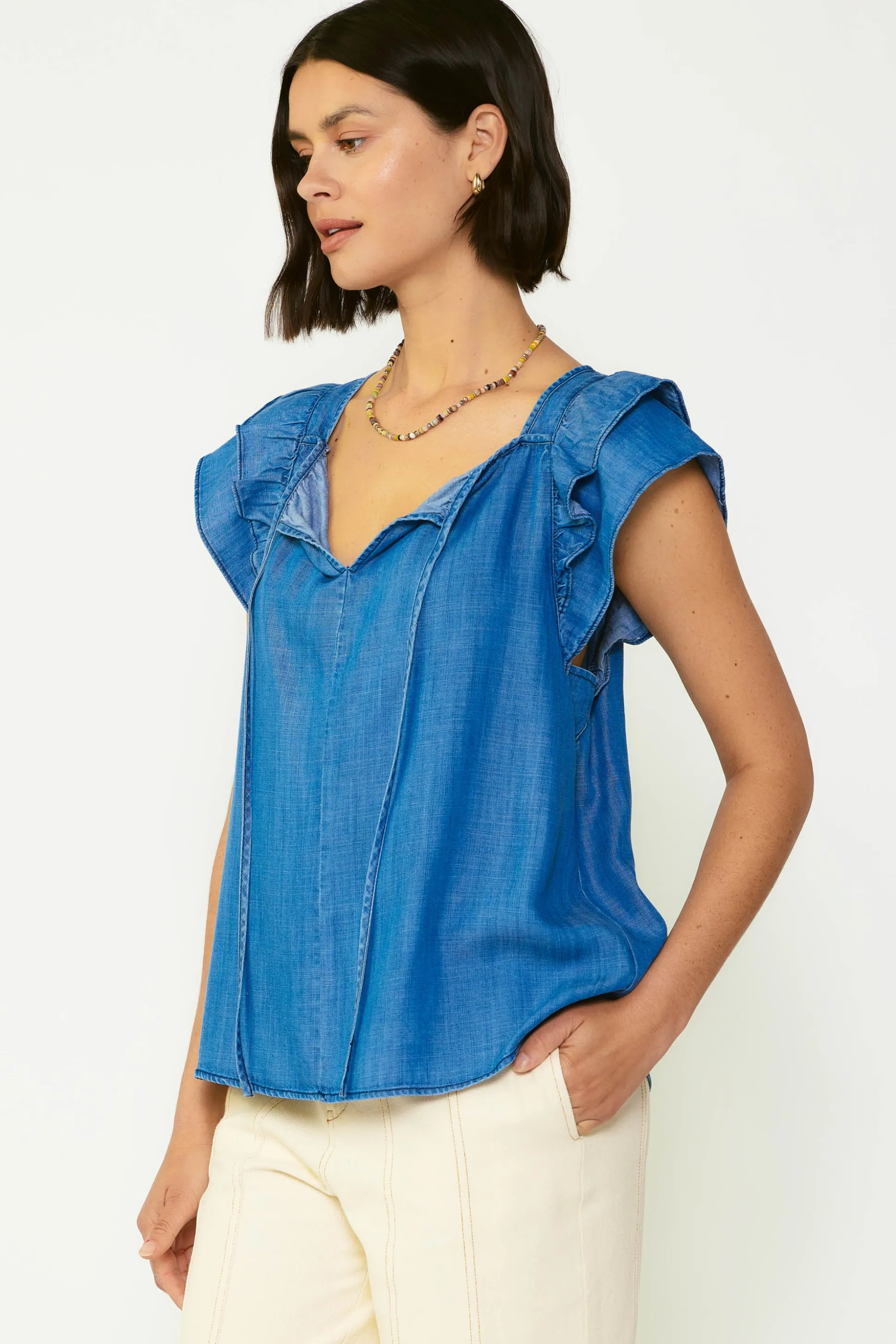 Back Cutout Top<Current Air Best