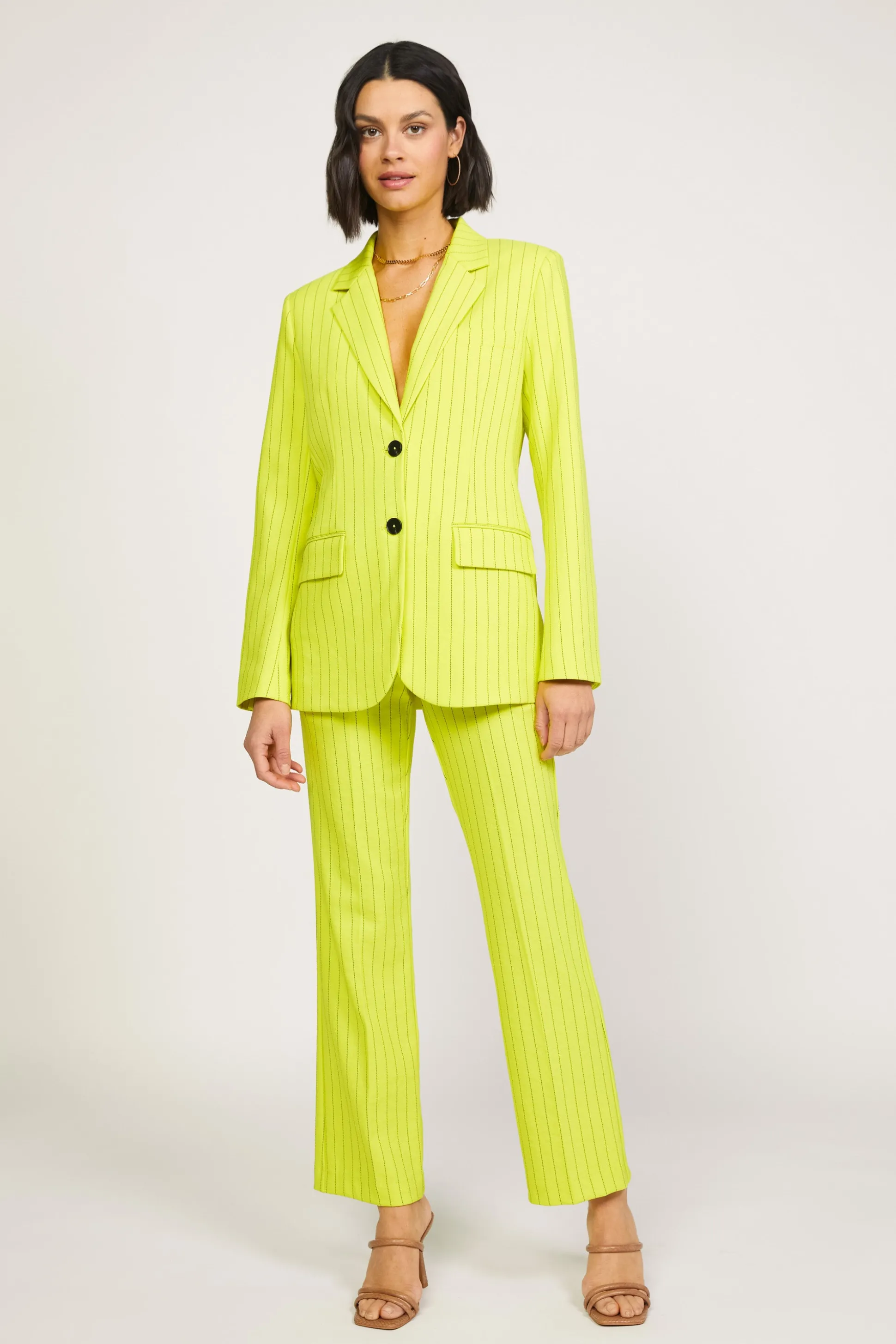 Pinstriped Bootcut Pant<Current Air Outlet