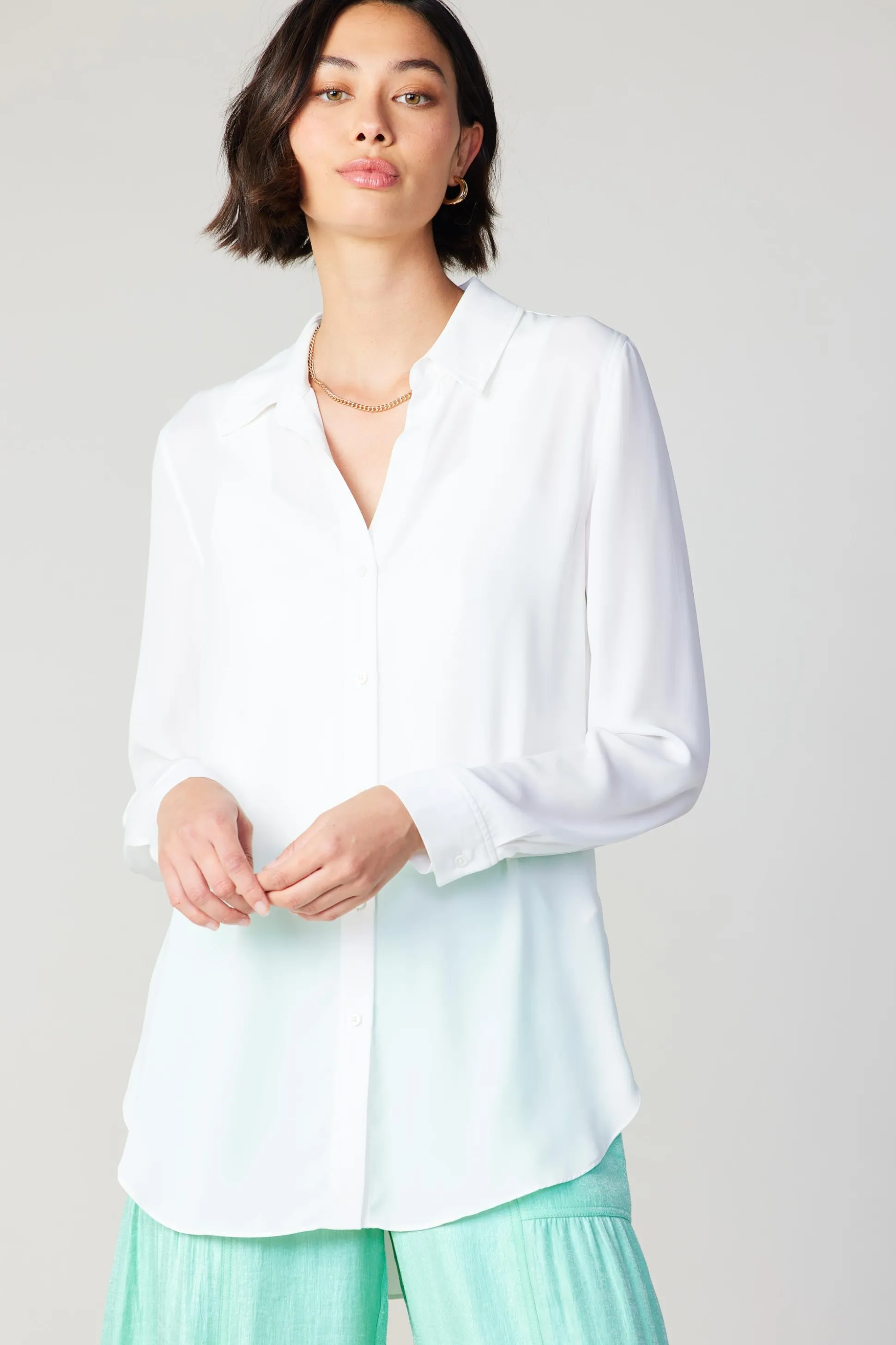 Collared Buttondown Shirt<Current Air Sale