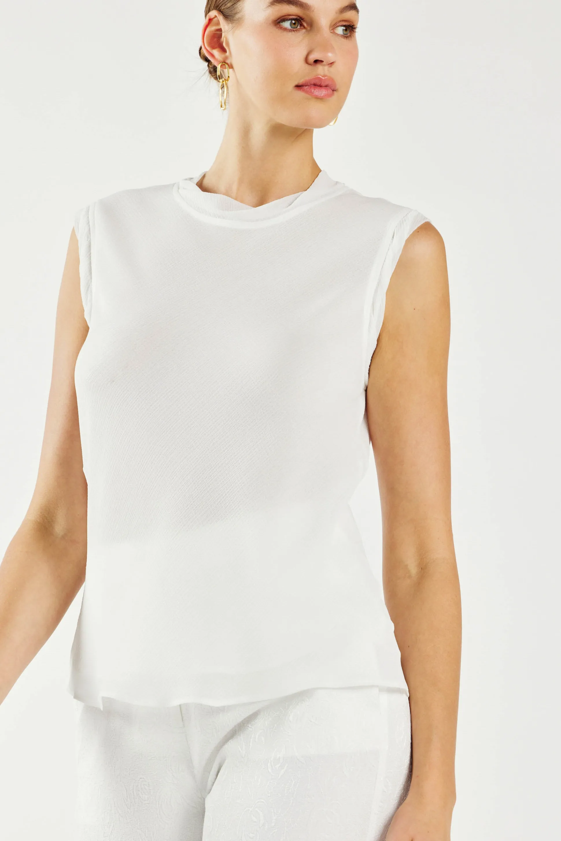 Layered Tank Top<Current Air New