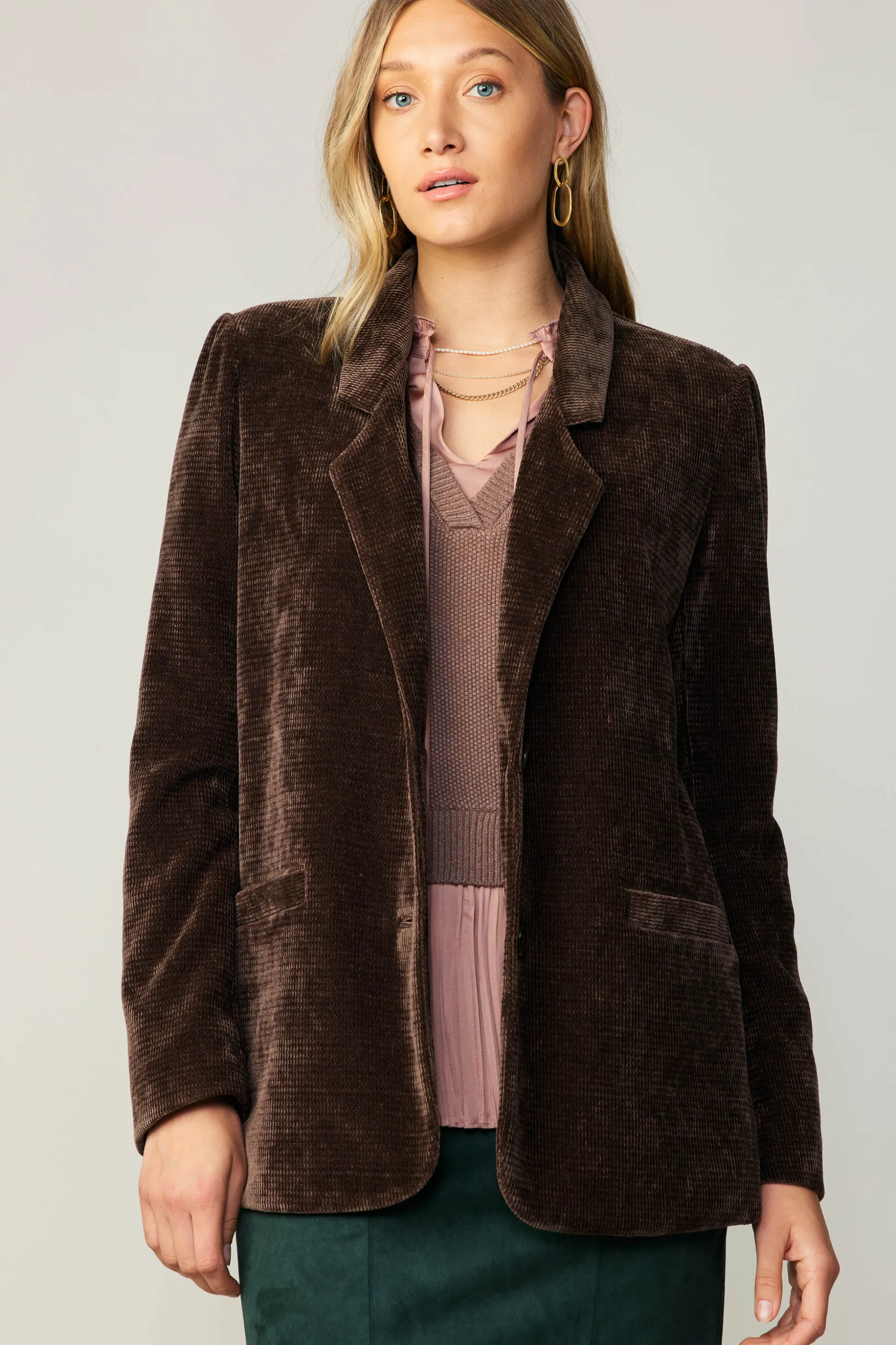 Corduroy Blazer<Current Air Online