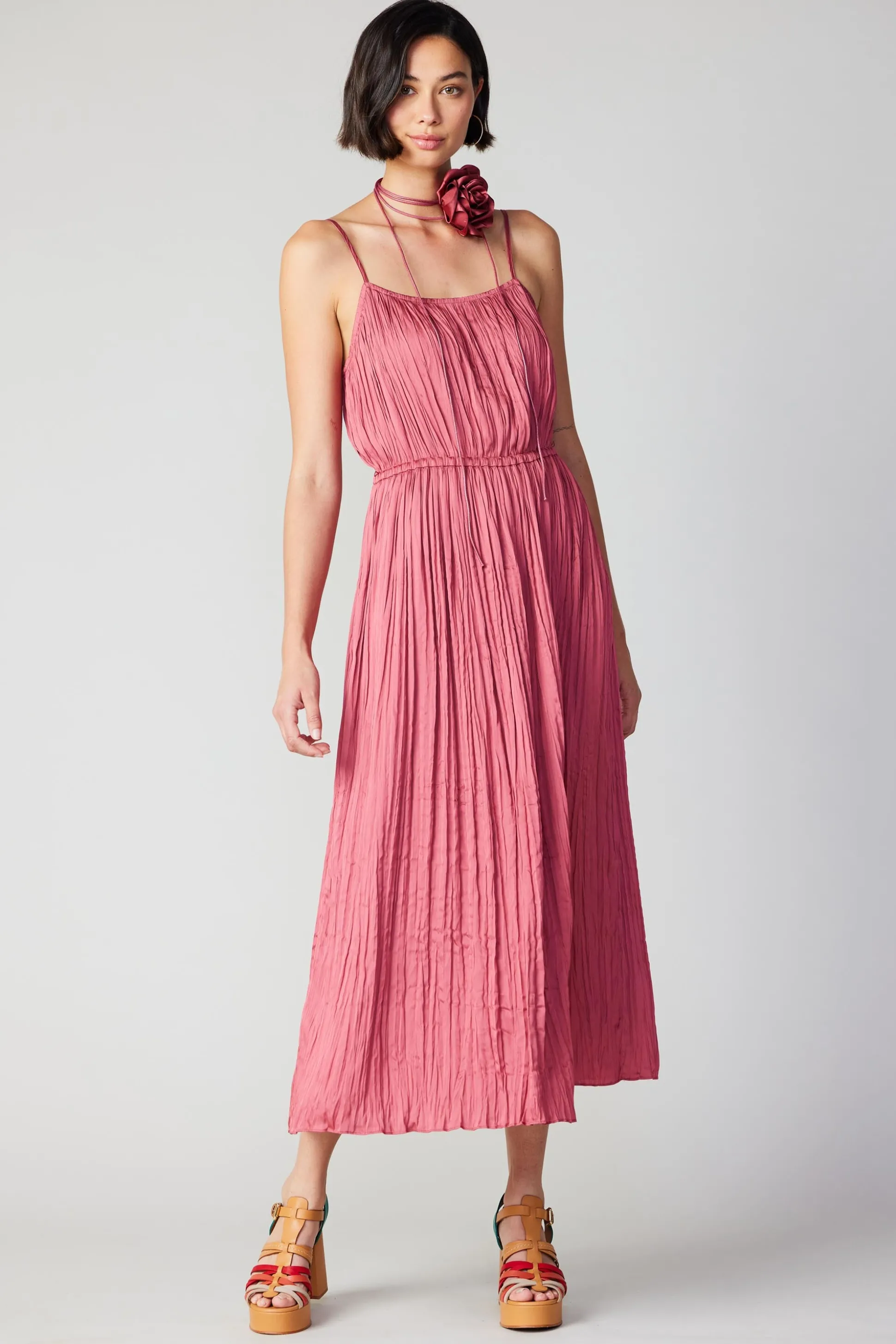 Rose Applique Cami Dress<Current Air Discount