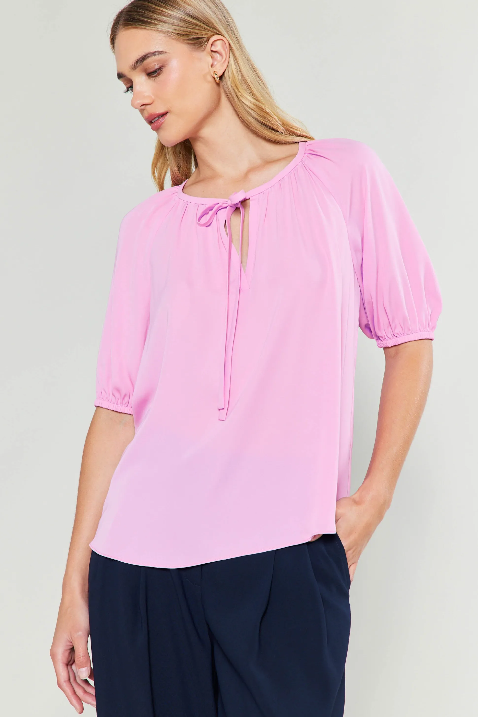 Neck Tie Detailed Blouse<Current Air Online
