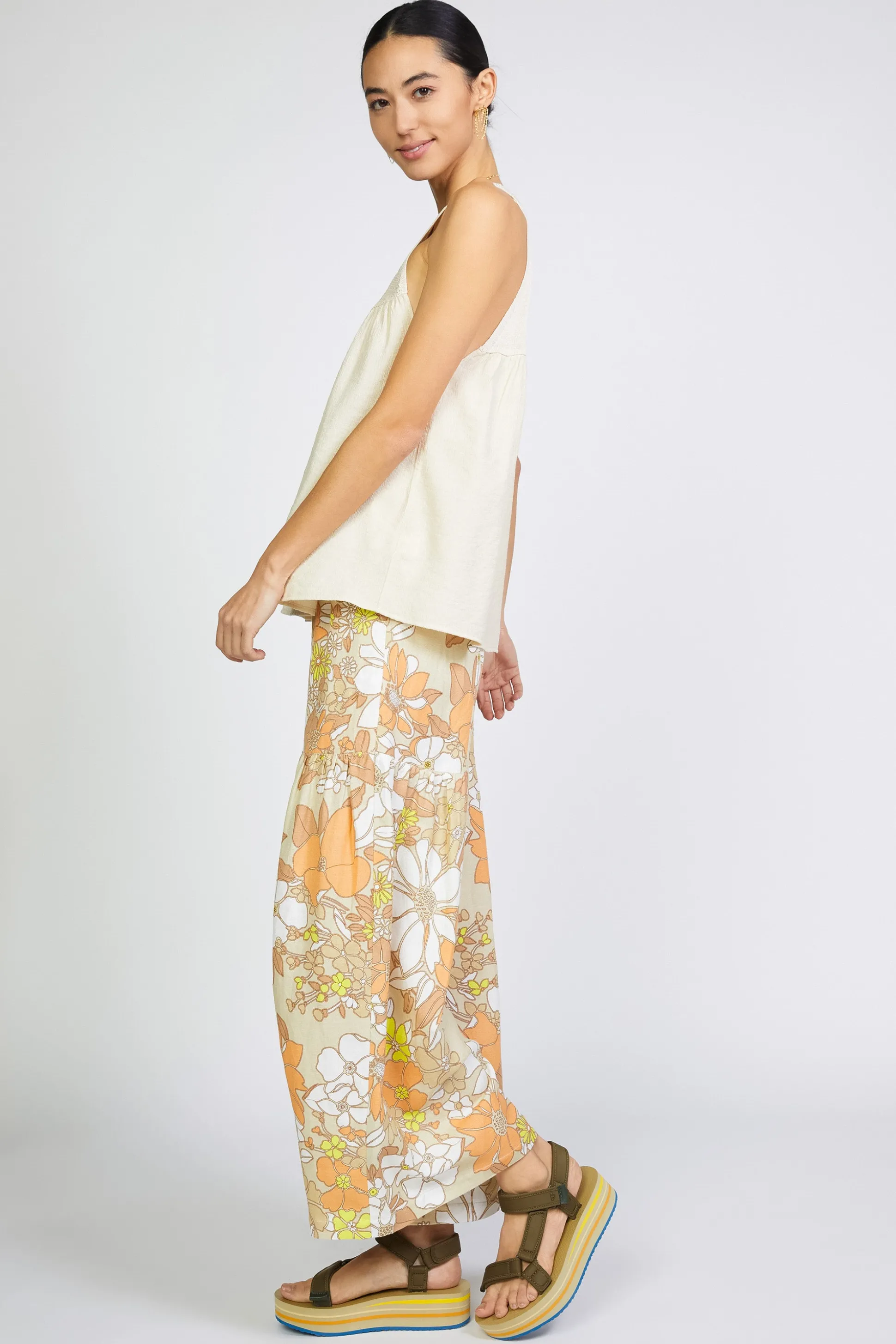 Crotchet Yoke Top<Current Air Sale