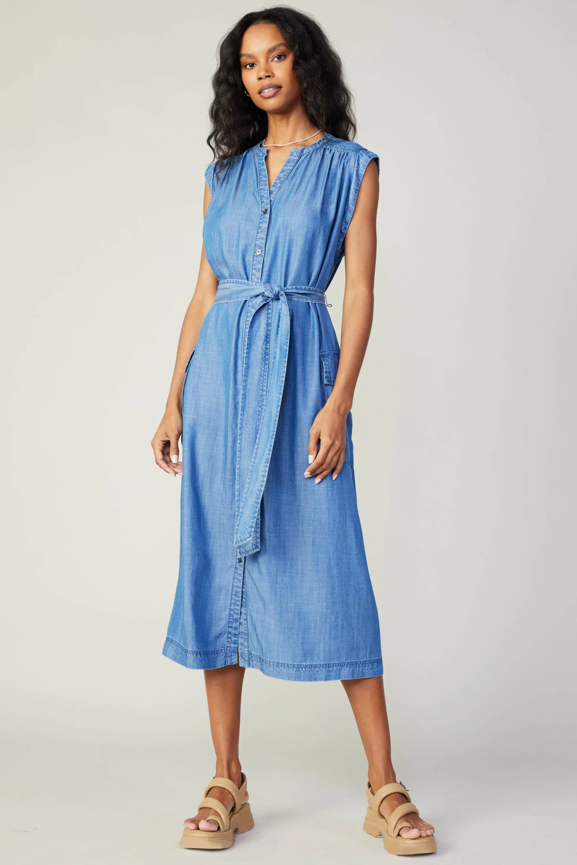 Buttondown Shirt Dress<Current Air Clearance