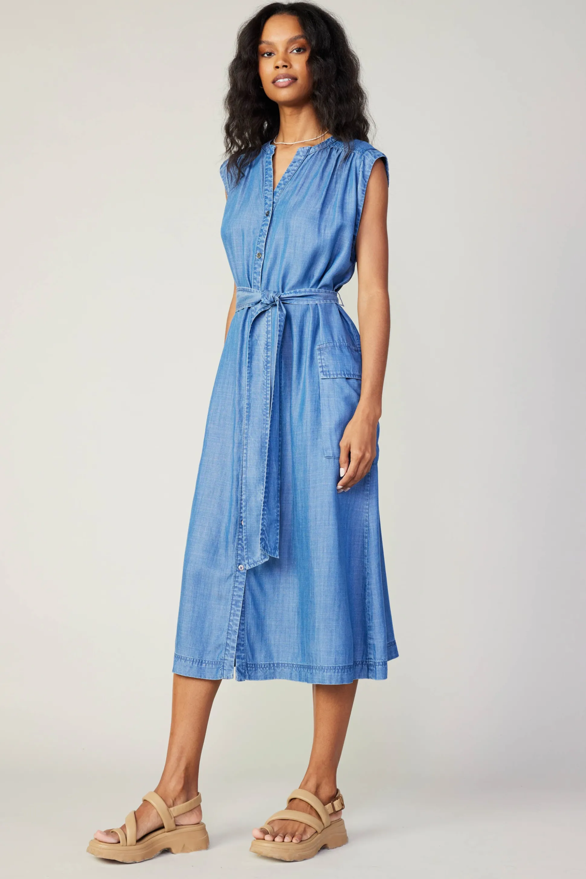Buttondown Shirt Dress<Current Air Clearance