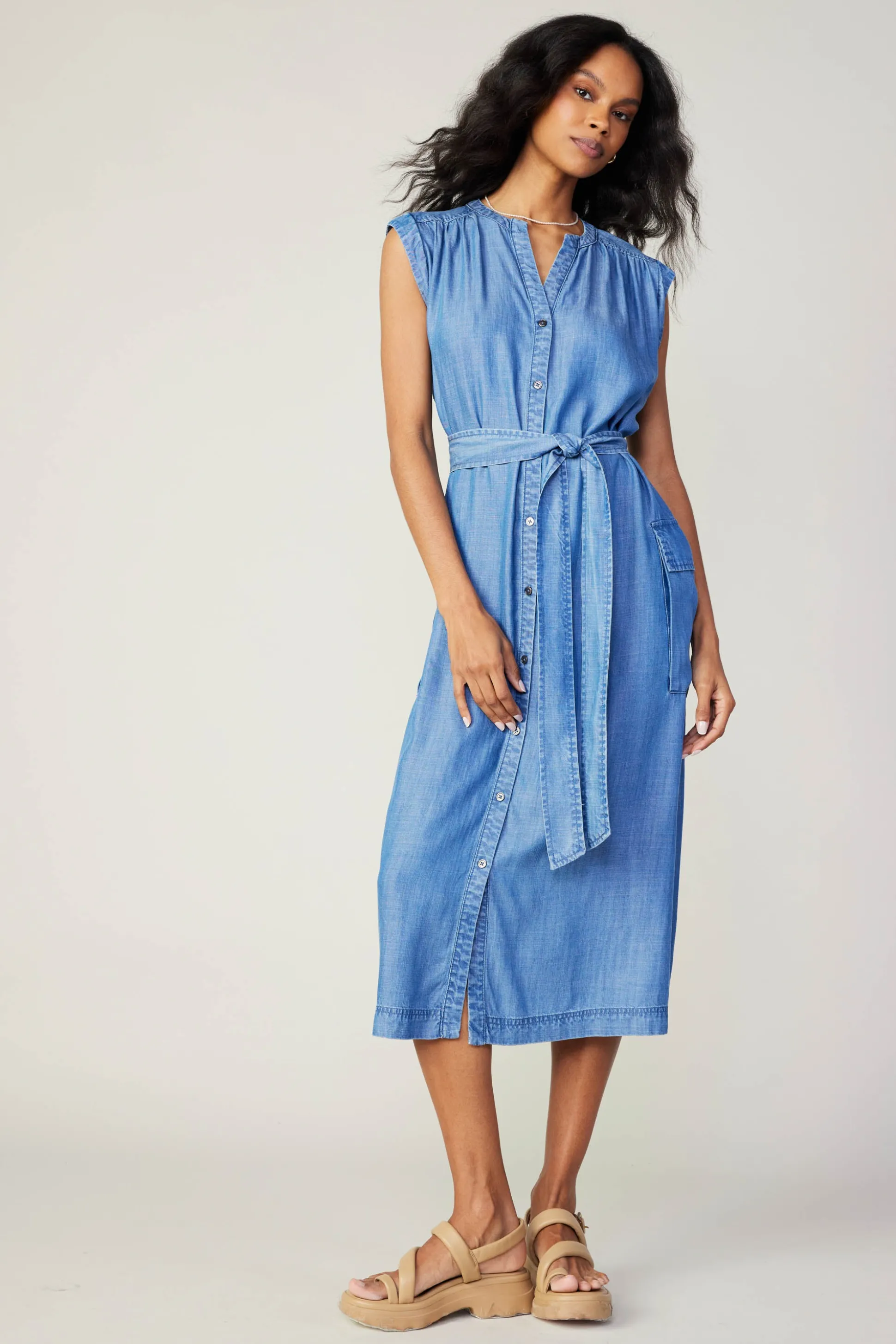 Buttondown Shirt Dress<Current Air Clearance