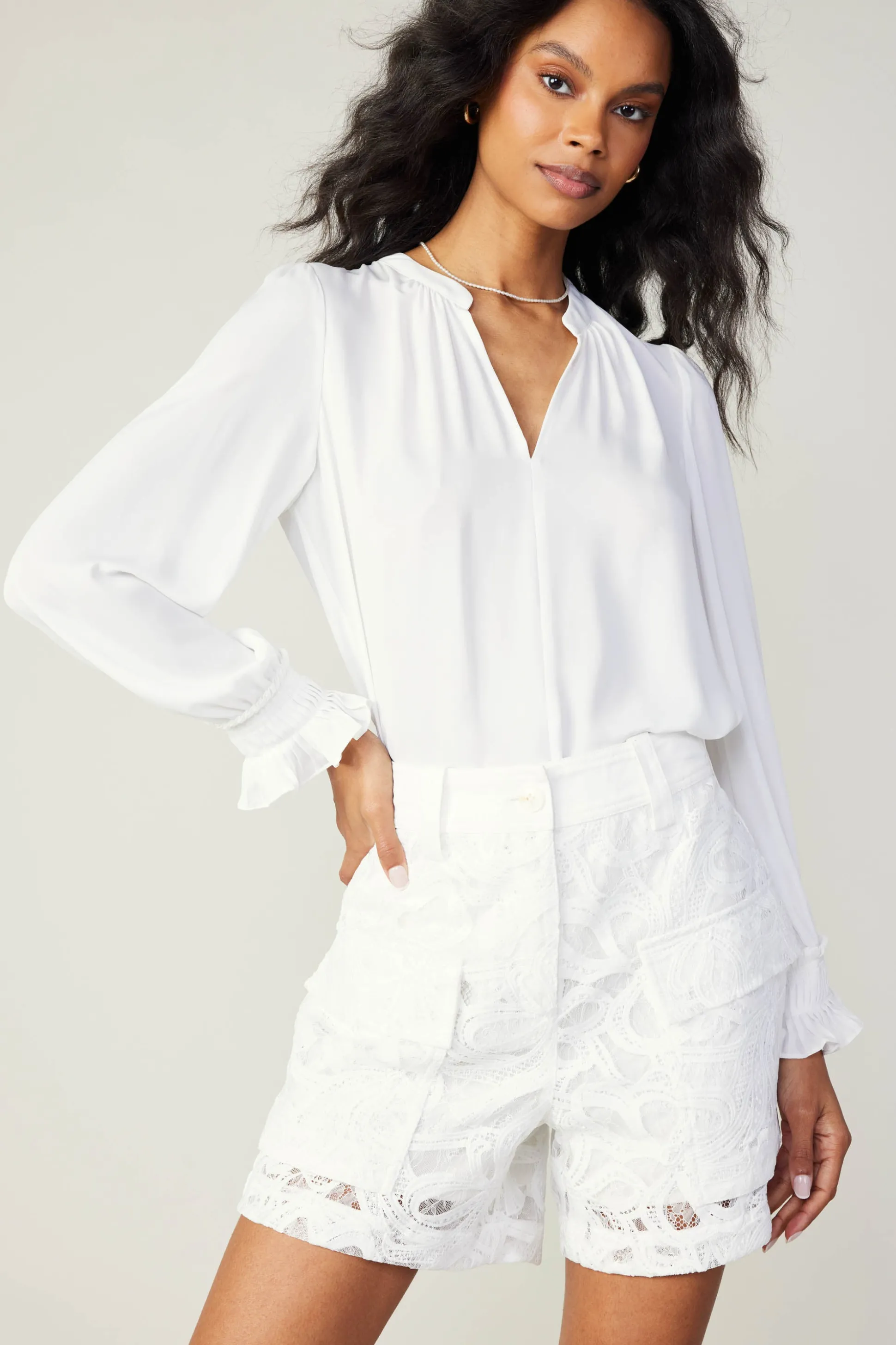 Lace Shorts<Current Air Sale