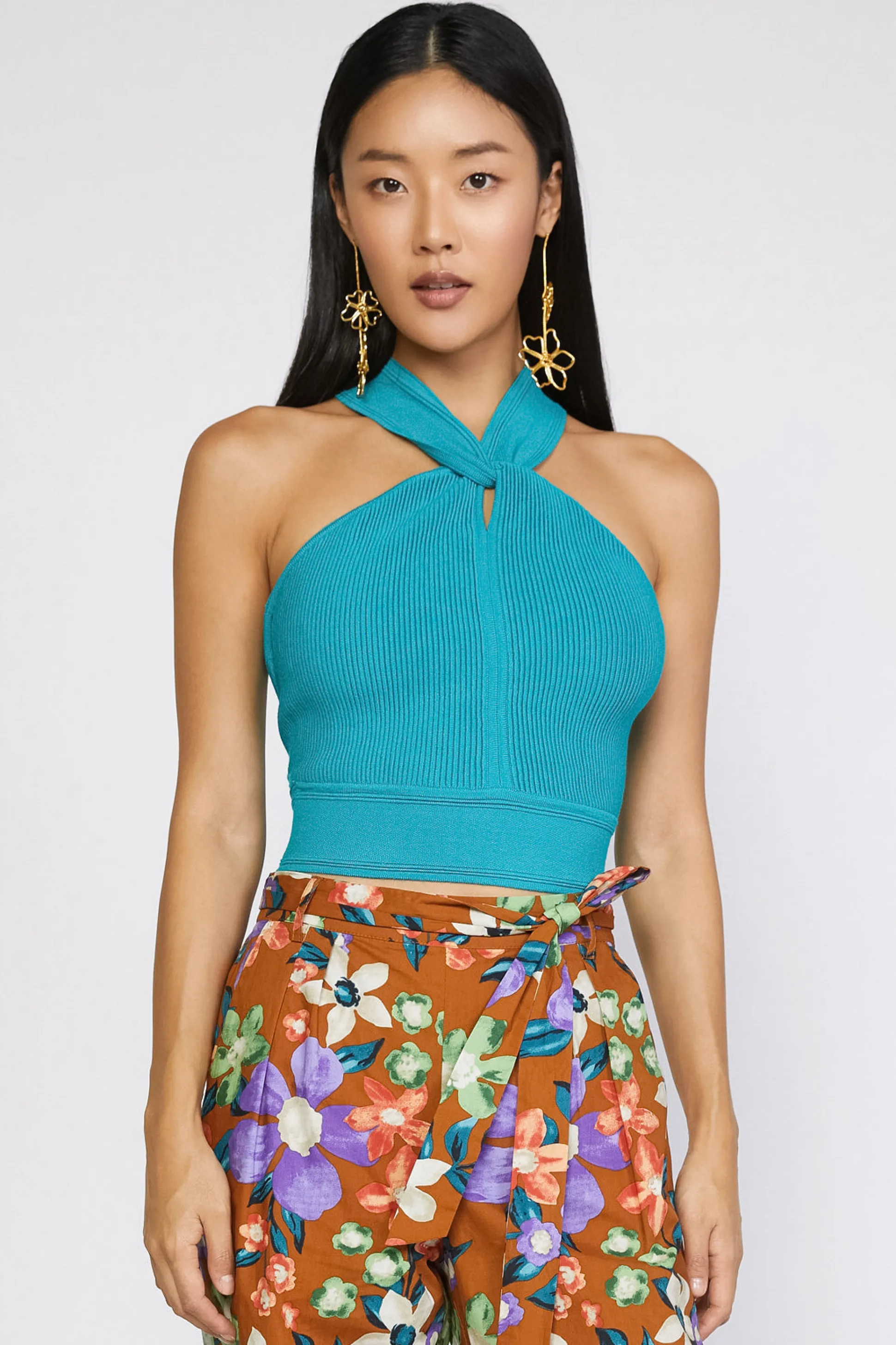 Cross Sweater Tank Top<Current Air Outlet