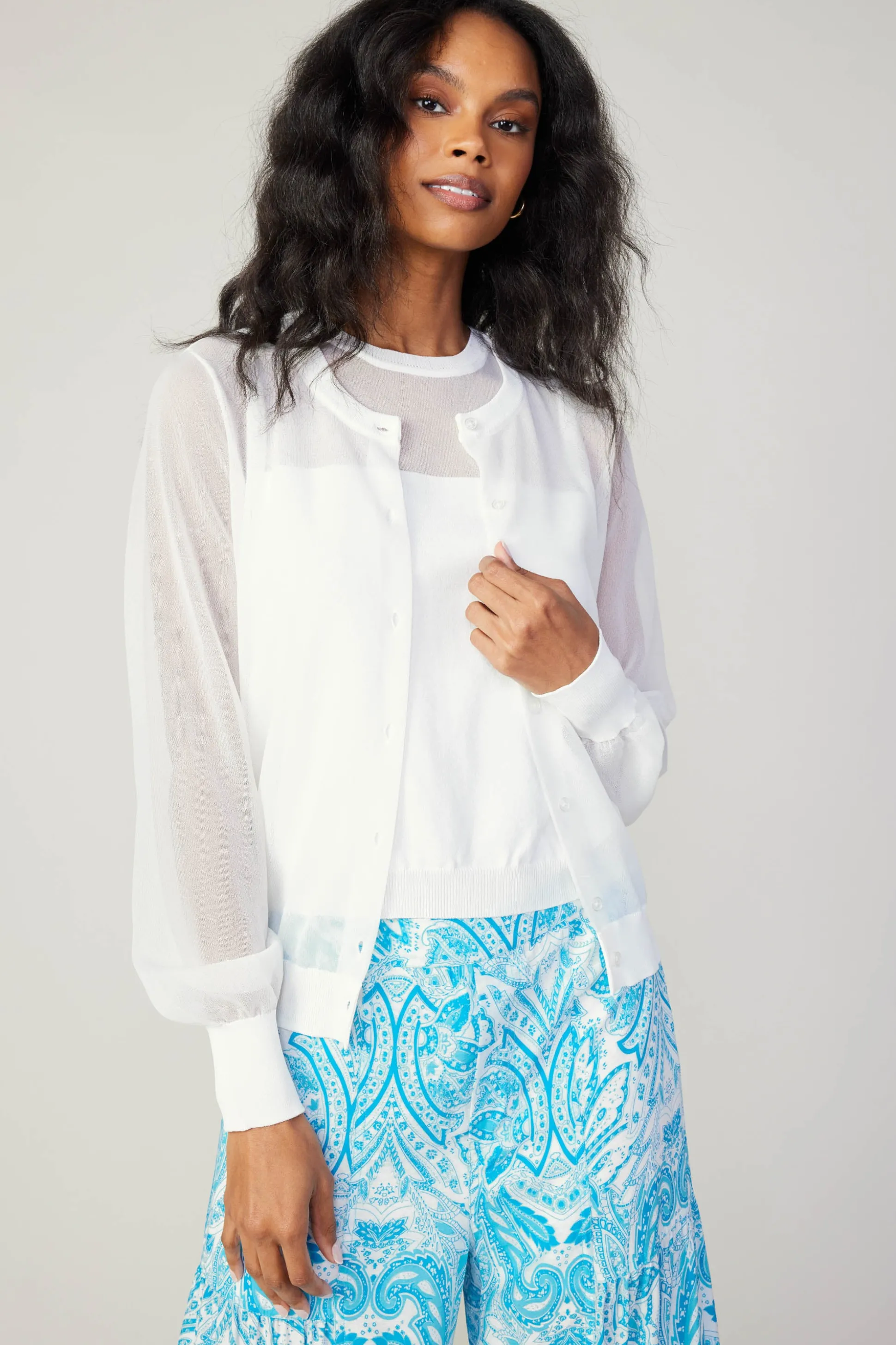 Cardigan Cami Set<Current Air Discount