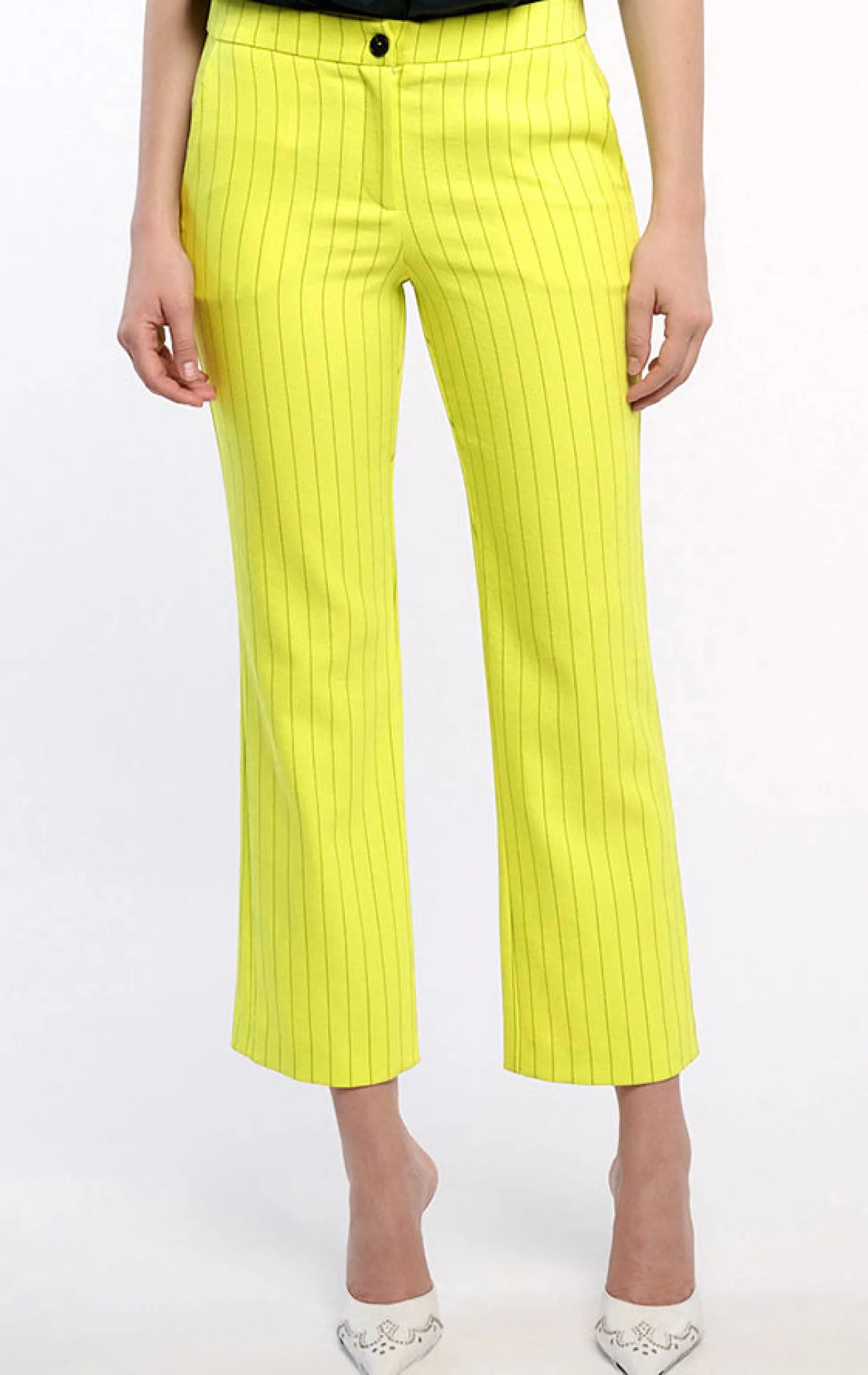 Pinstriped Bootcut Pant<Current Air Outlet