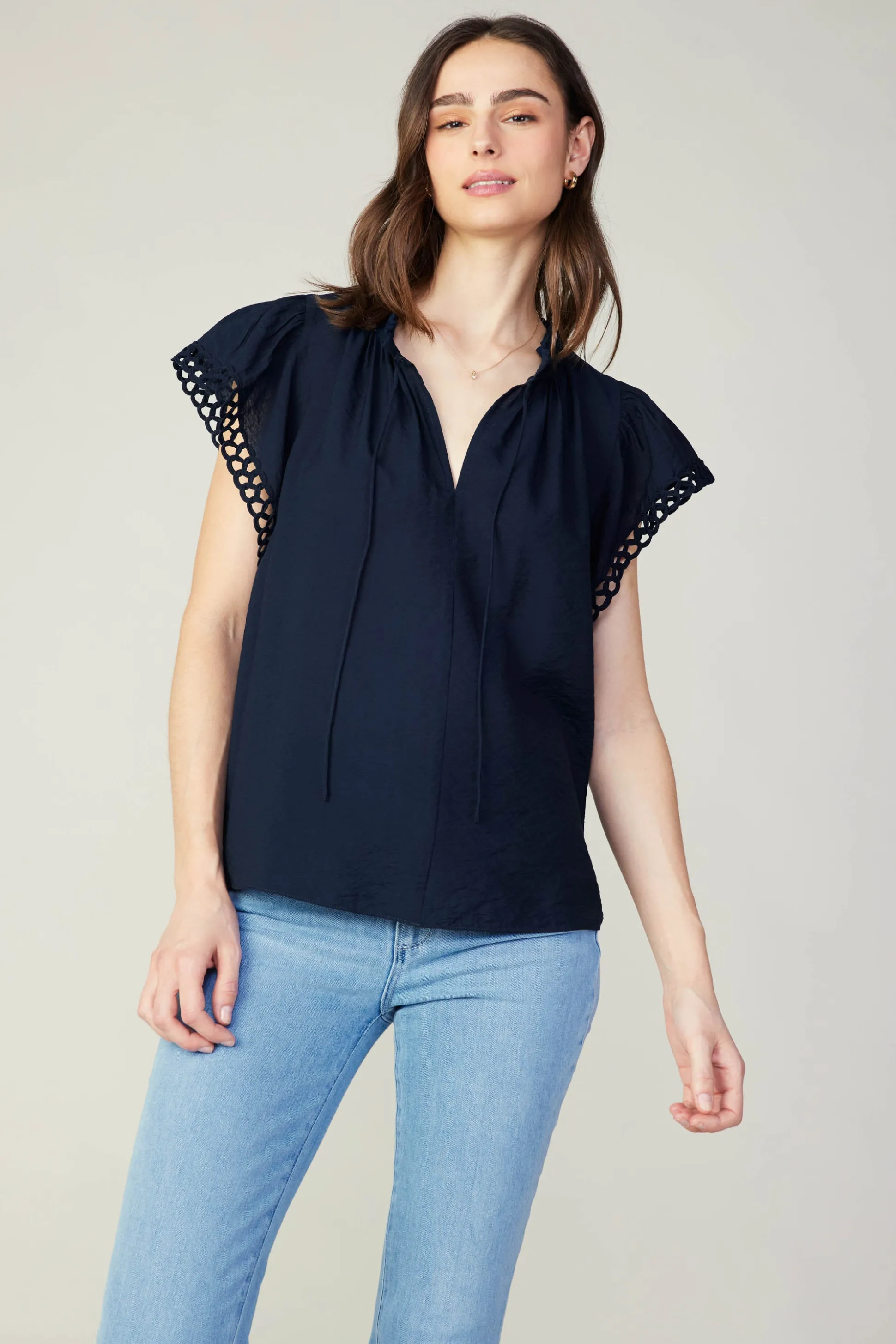 Eyelet Blouse<Current Air Best