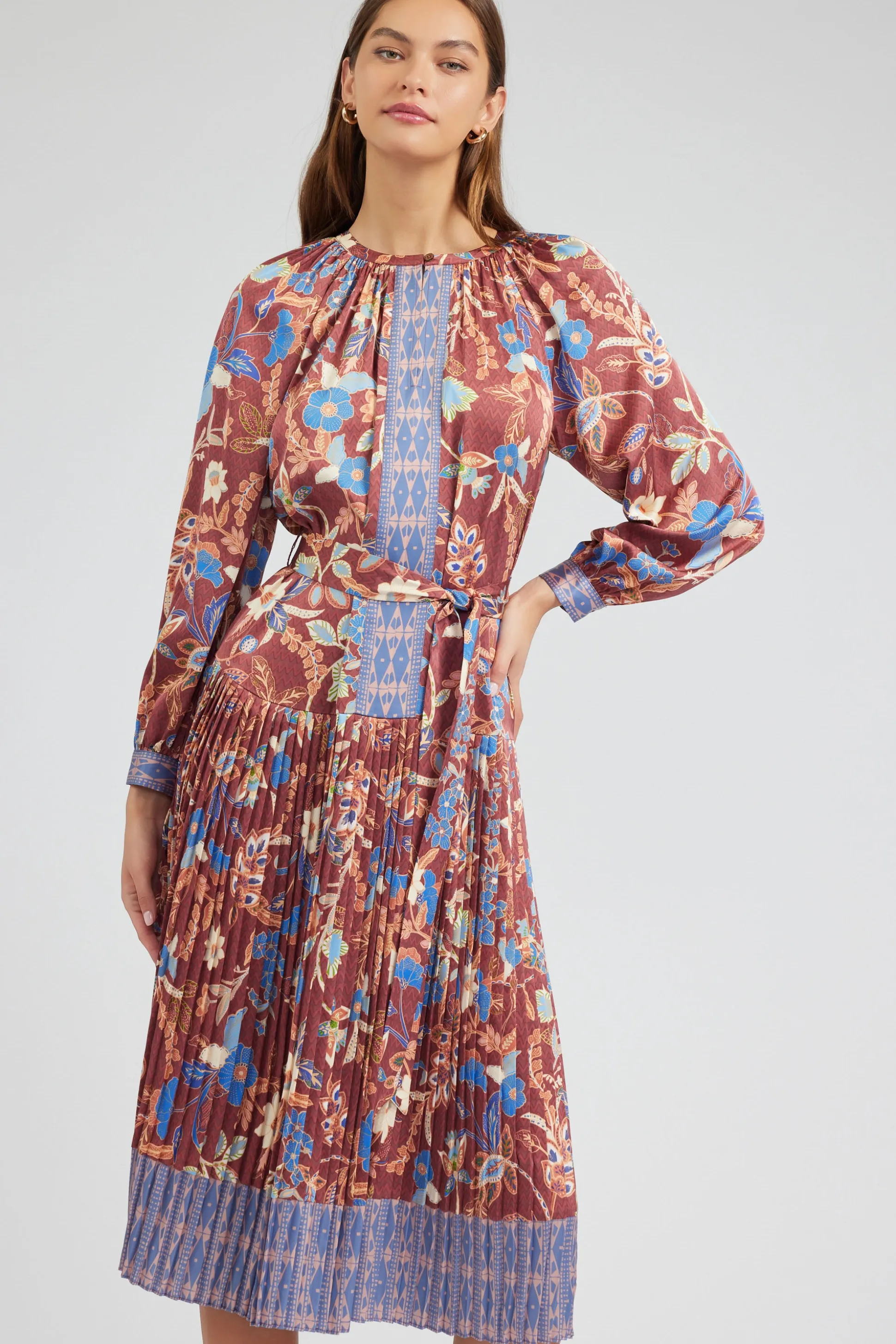 Botanical High Neck Dress<Current Air Hot