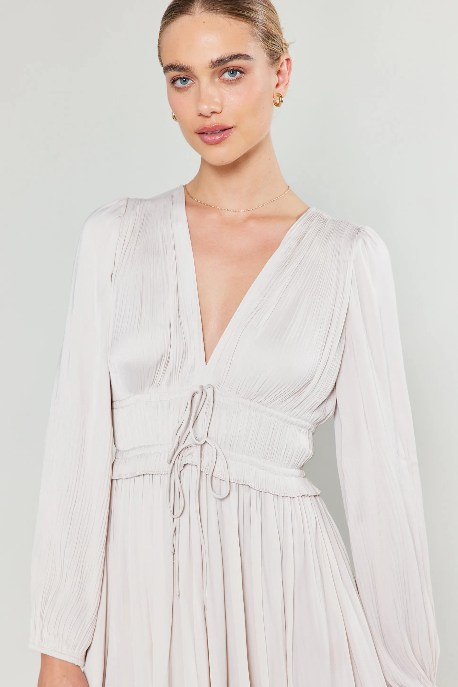 Sidonie Pleated Maxi Dress<Current Air Outlet