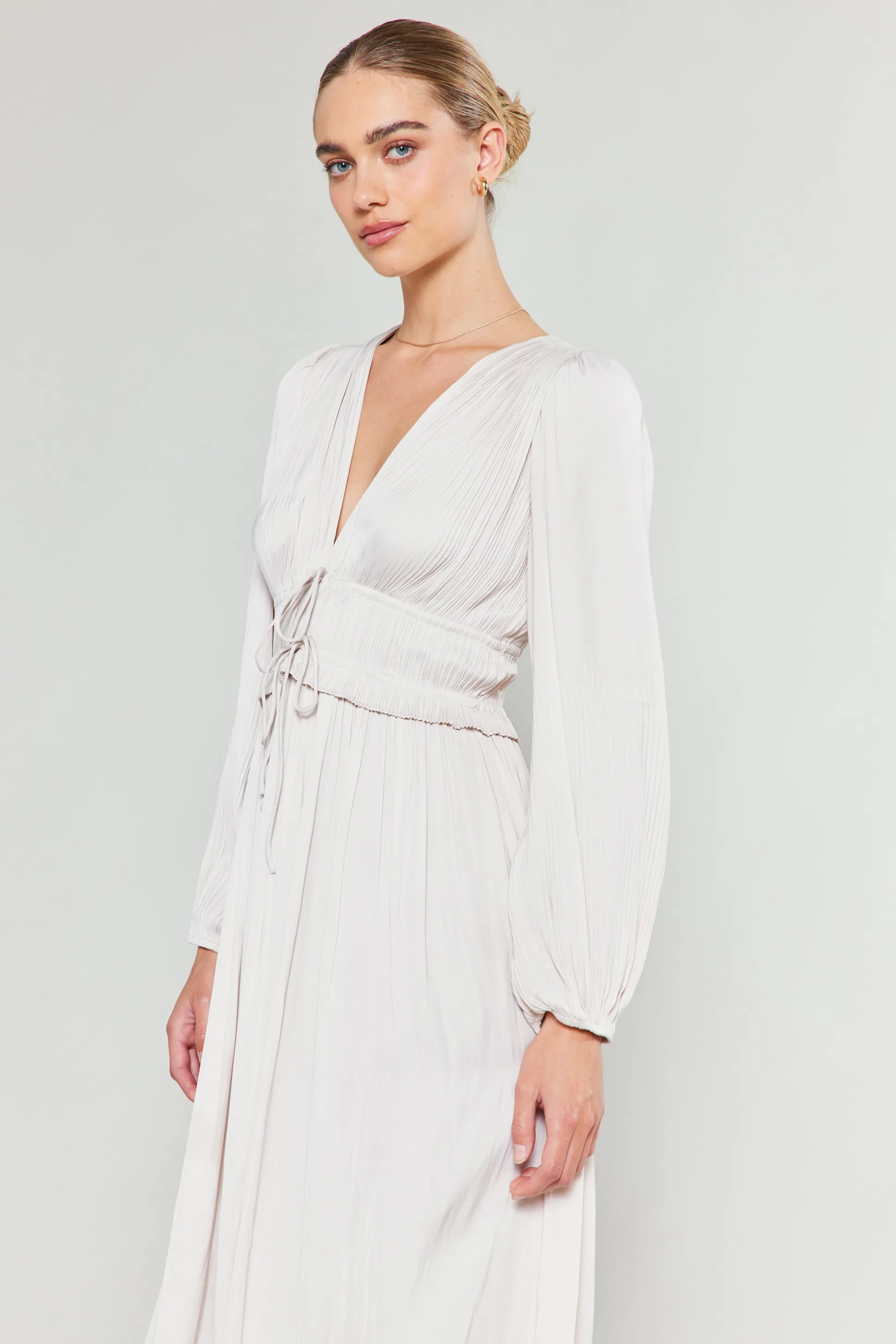 Sidonie Pleated Maxi Dress<Current Air Outlet