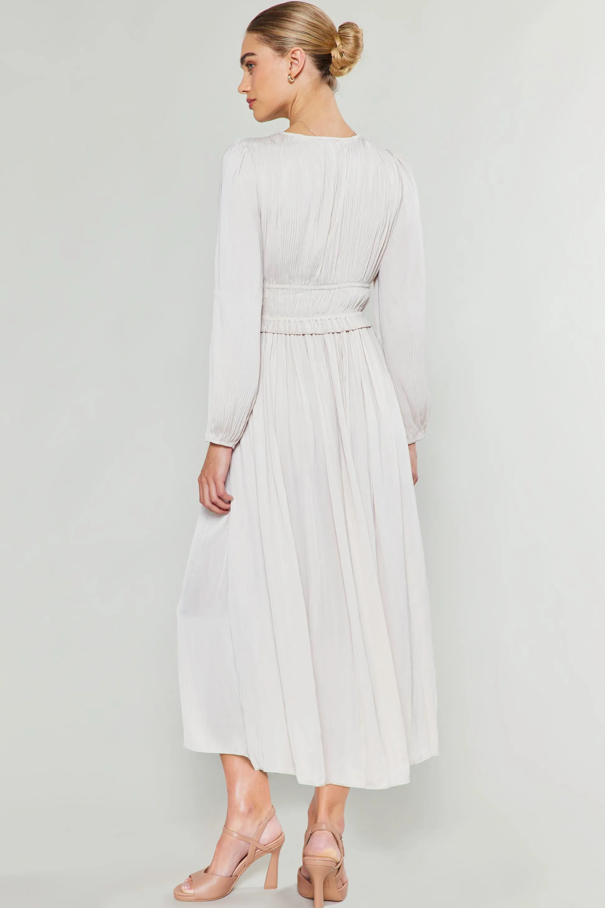 Sidonie Pleated Maxi Dress<Current Air Outlet