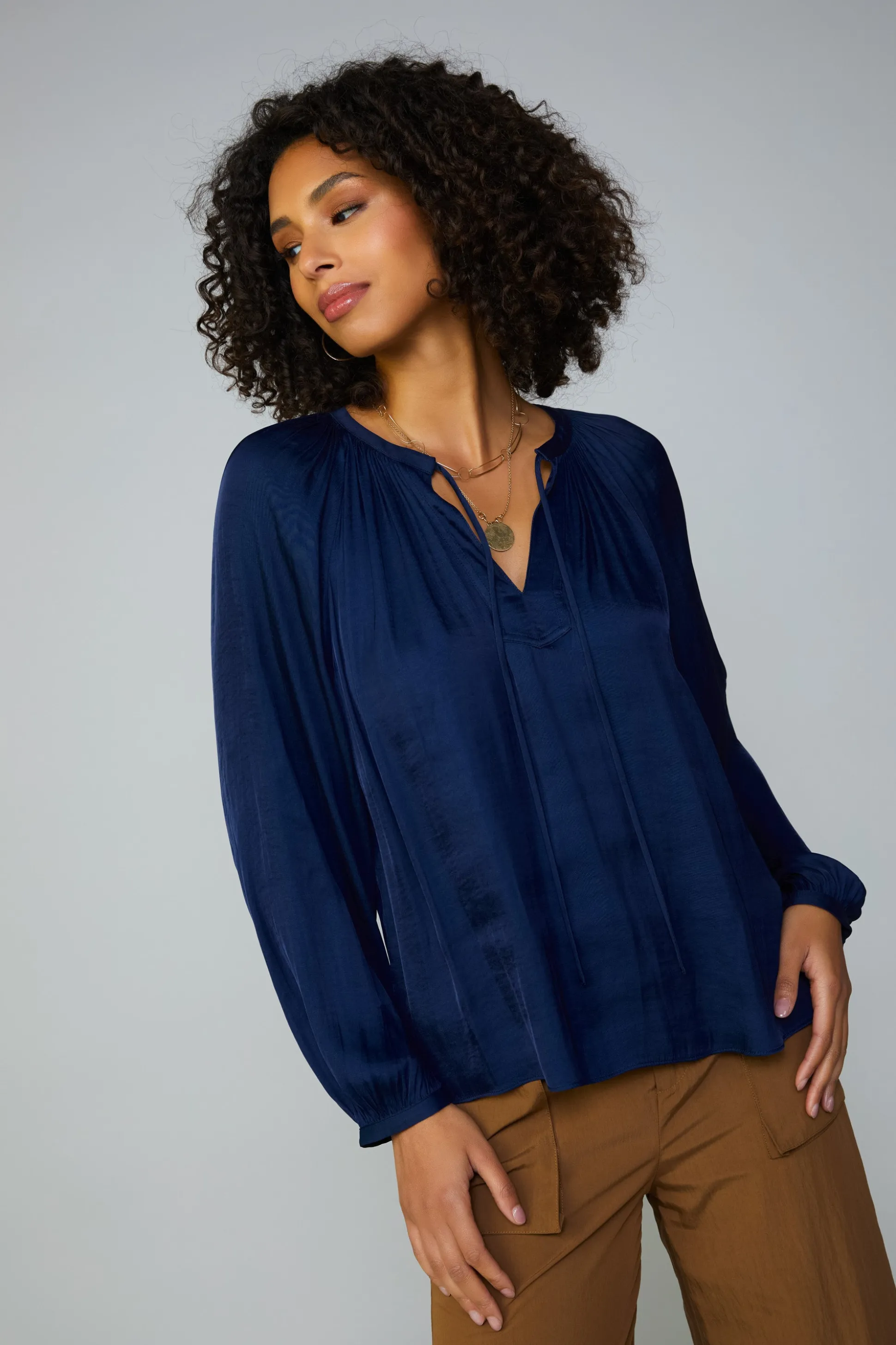 Long sleeve blouse womens<Current Air Online