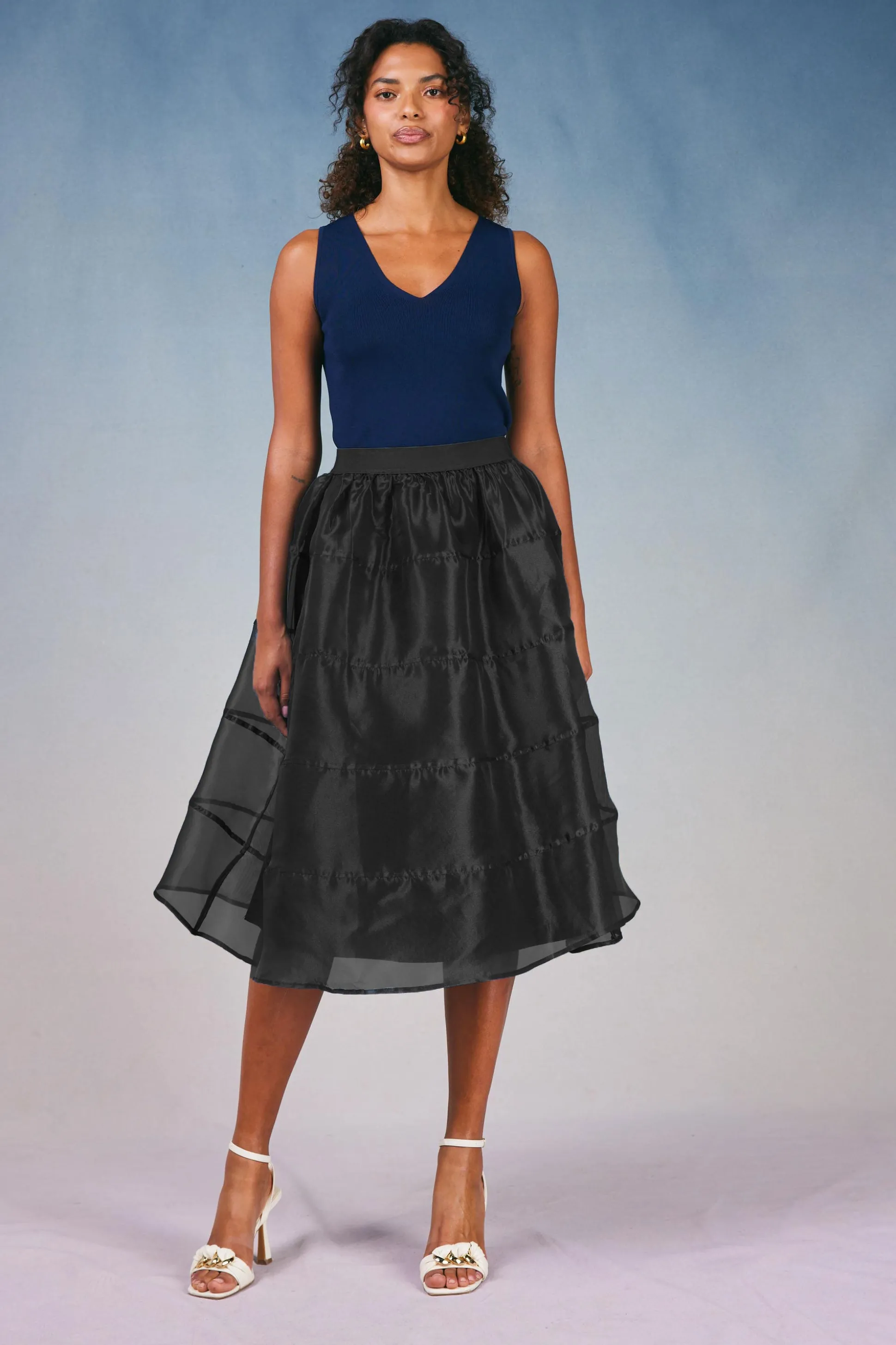 Lined Organza Skirt<Current Air Discount