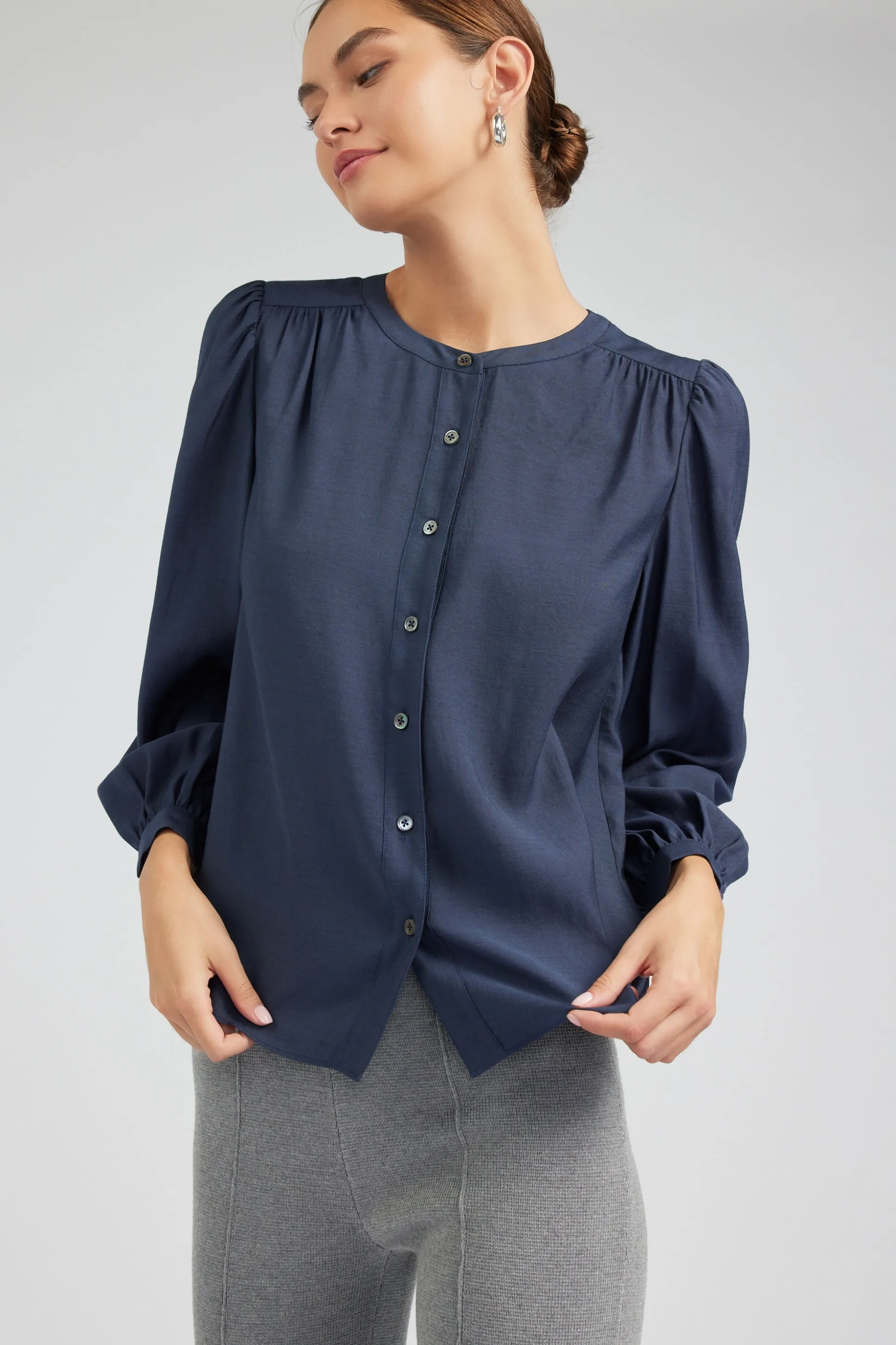 Buttoned Blouse<Current Air Best