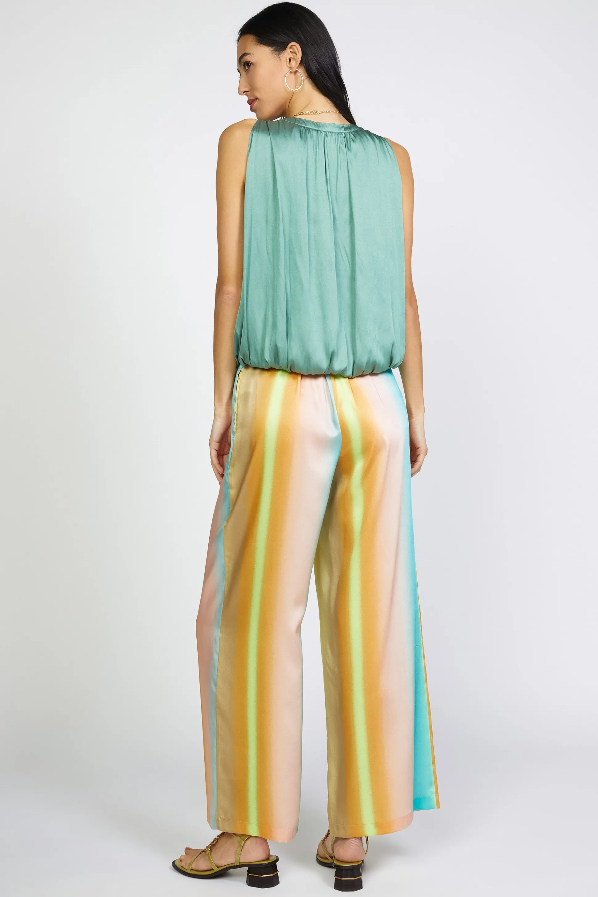 Bubble Hem Blouse<Current Air Best