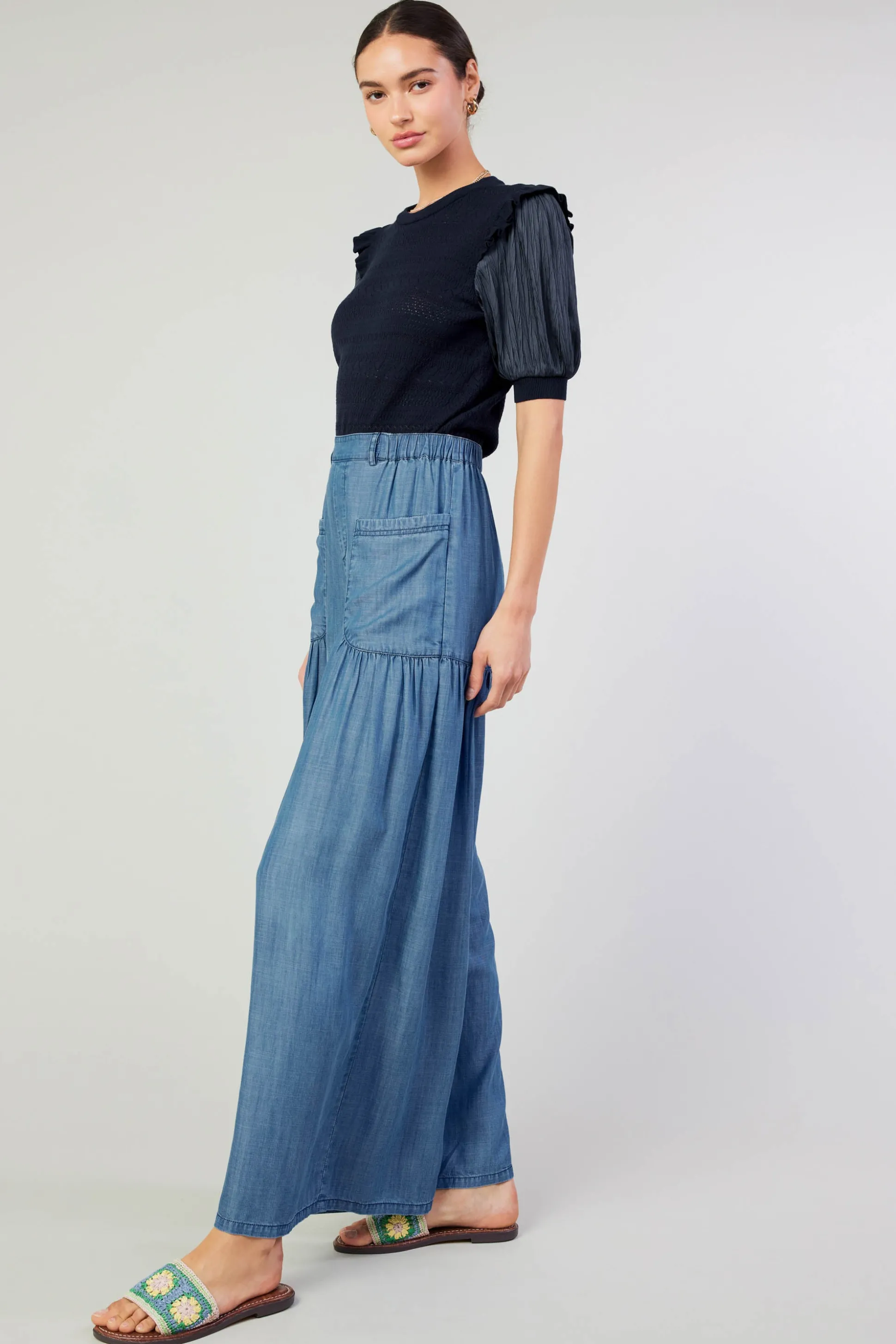 Patch Pocket Pant<Current Air New