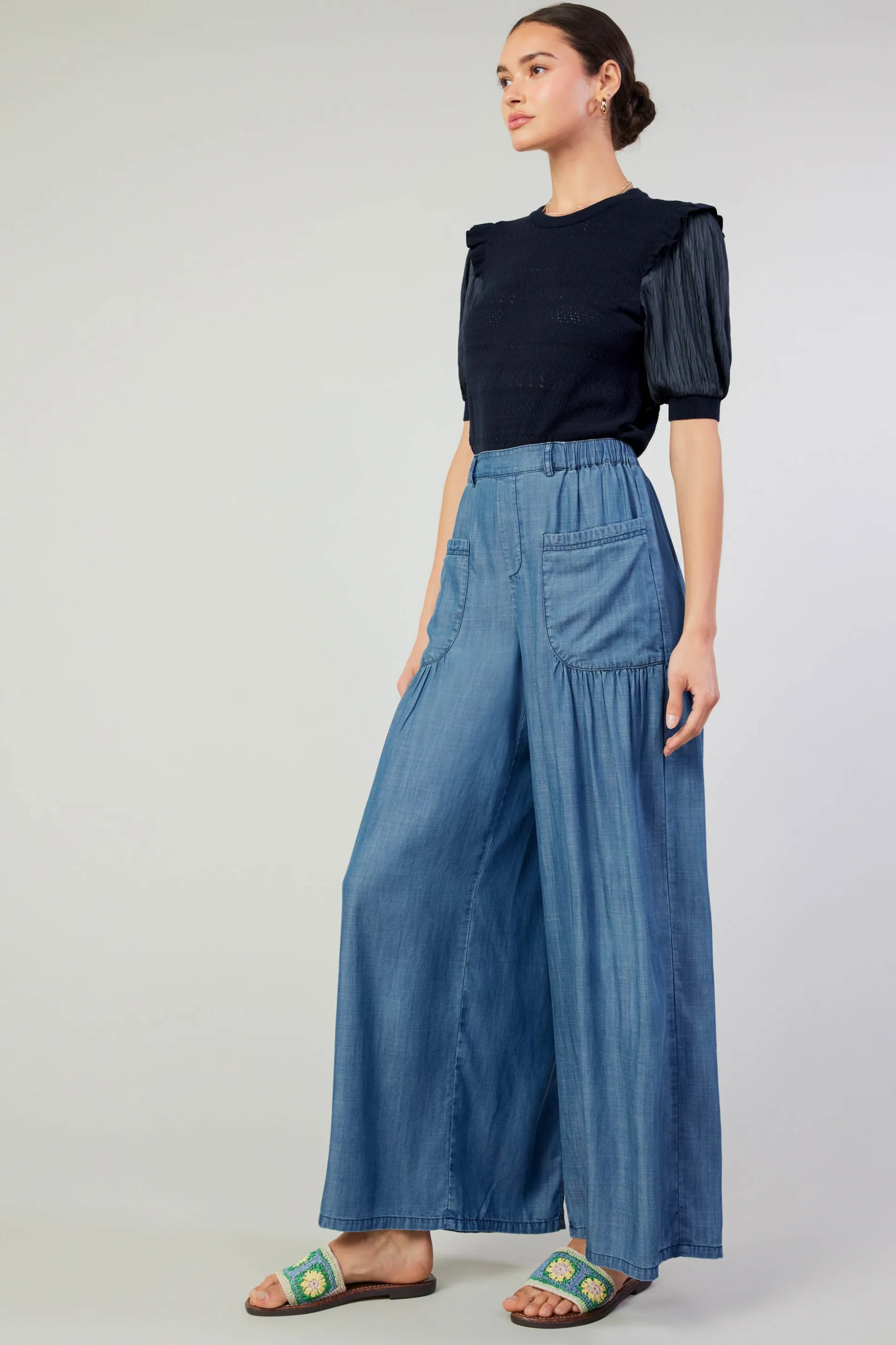 Patch Pocket Pant<Current Air New