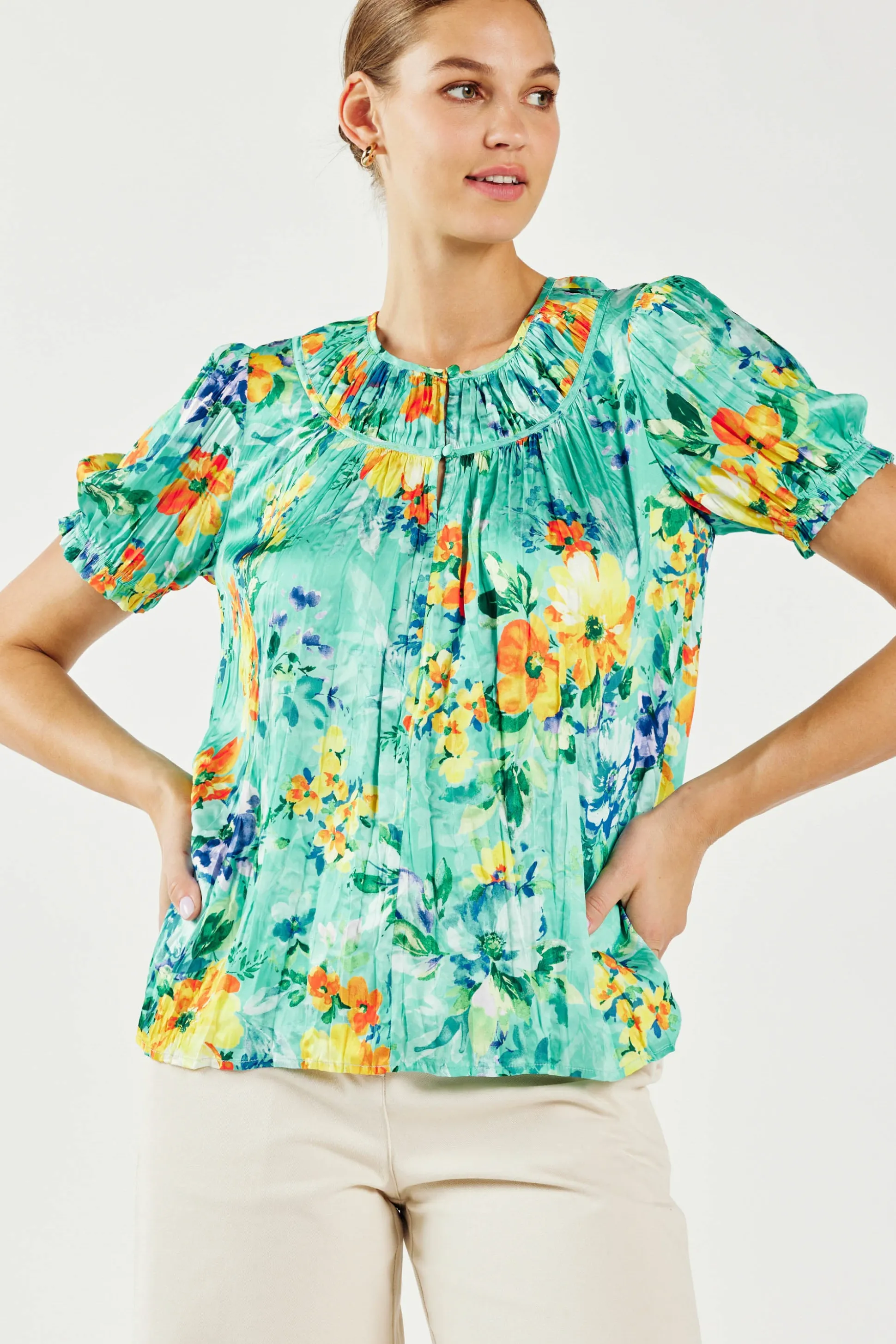 Brooklyn Crinkle Top<Current Air Online