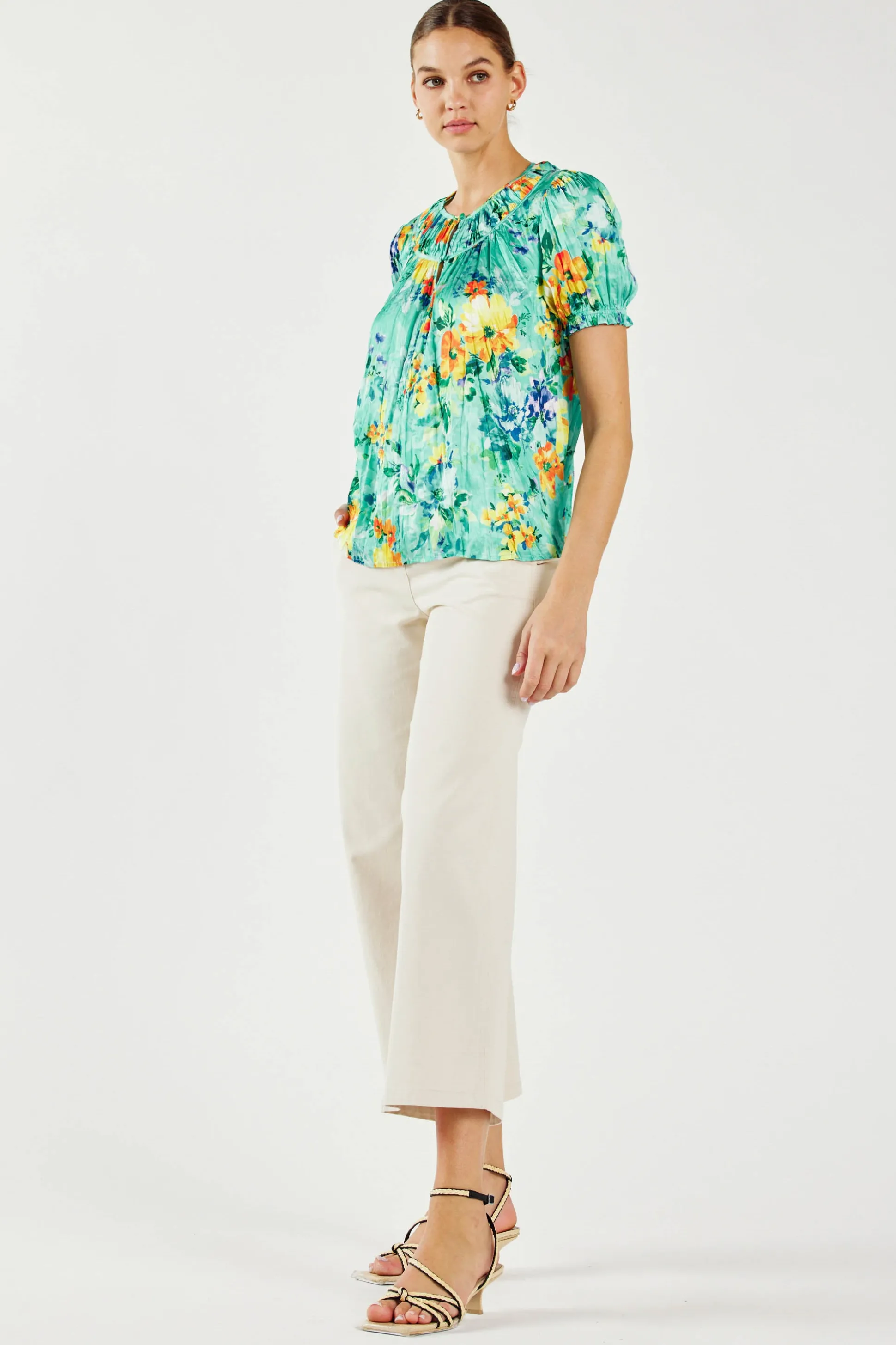 Brooklyn Crinkle Top<Current Air Online