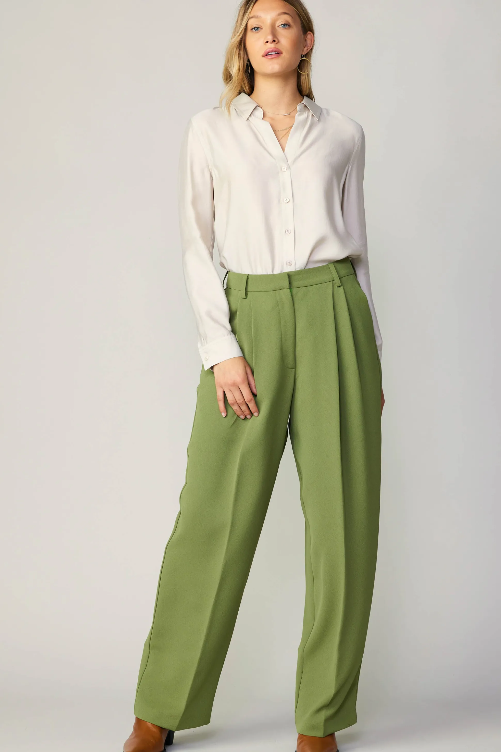 Pintucked Trousers<Current Air Sale