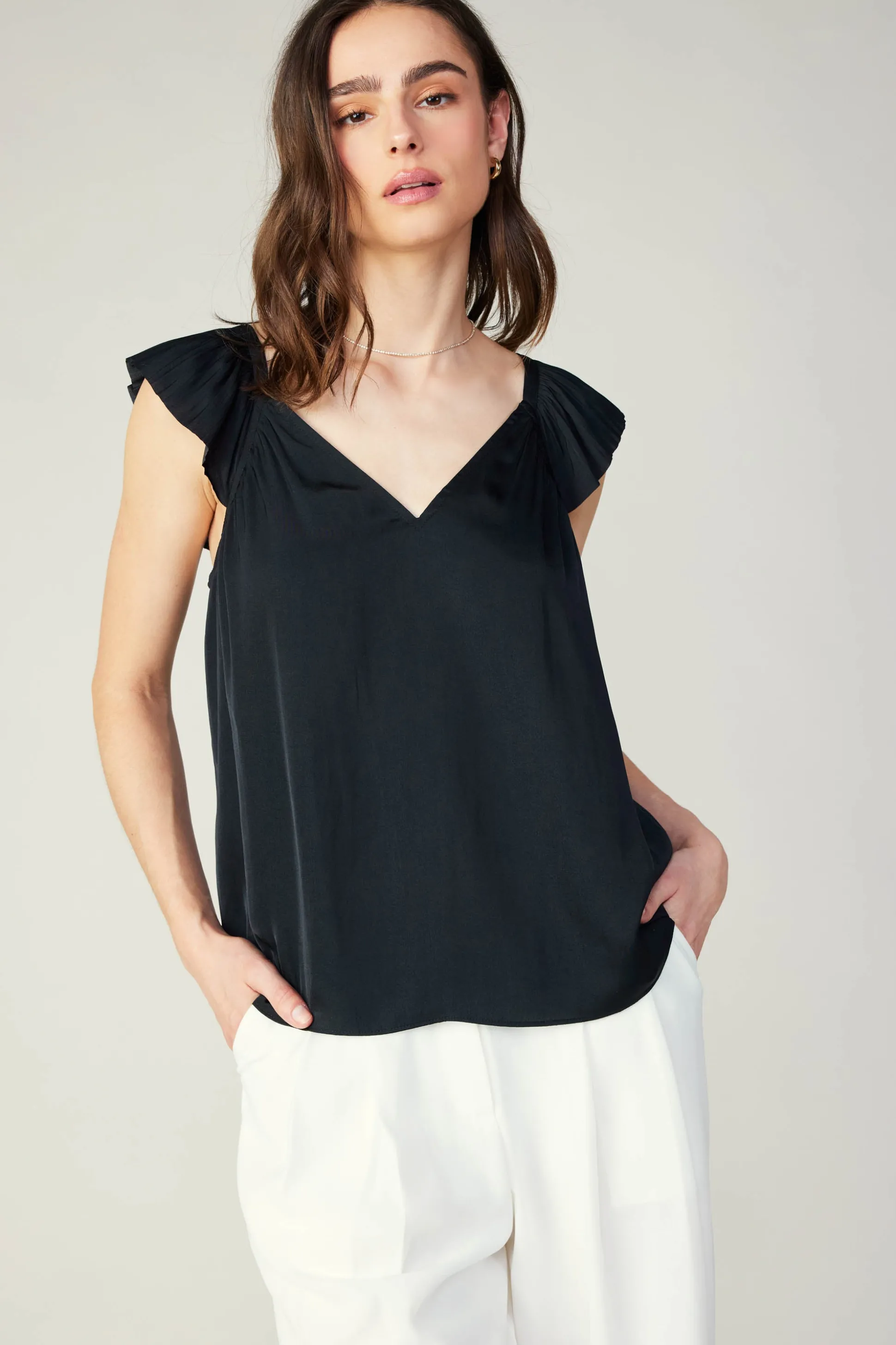 Sweetheart Neck Tank Top<Current Air Sale