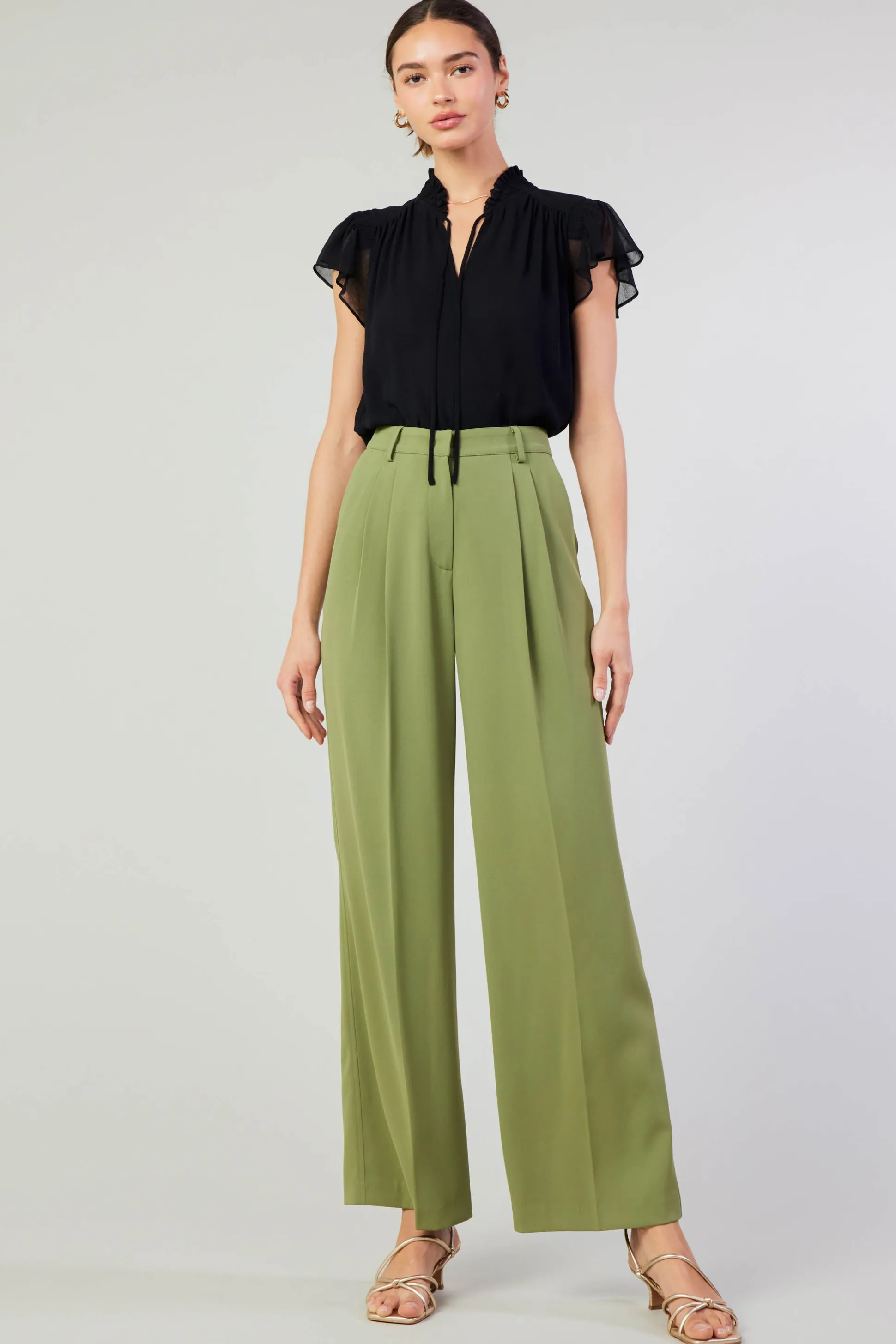 Cap Sleeve Blouse<Current Air Clearance