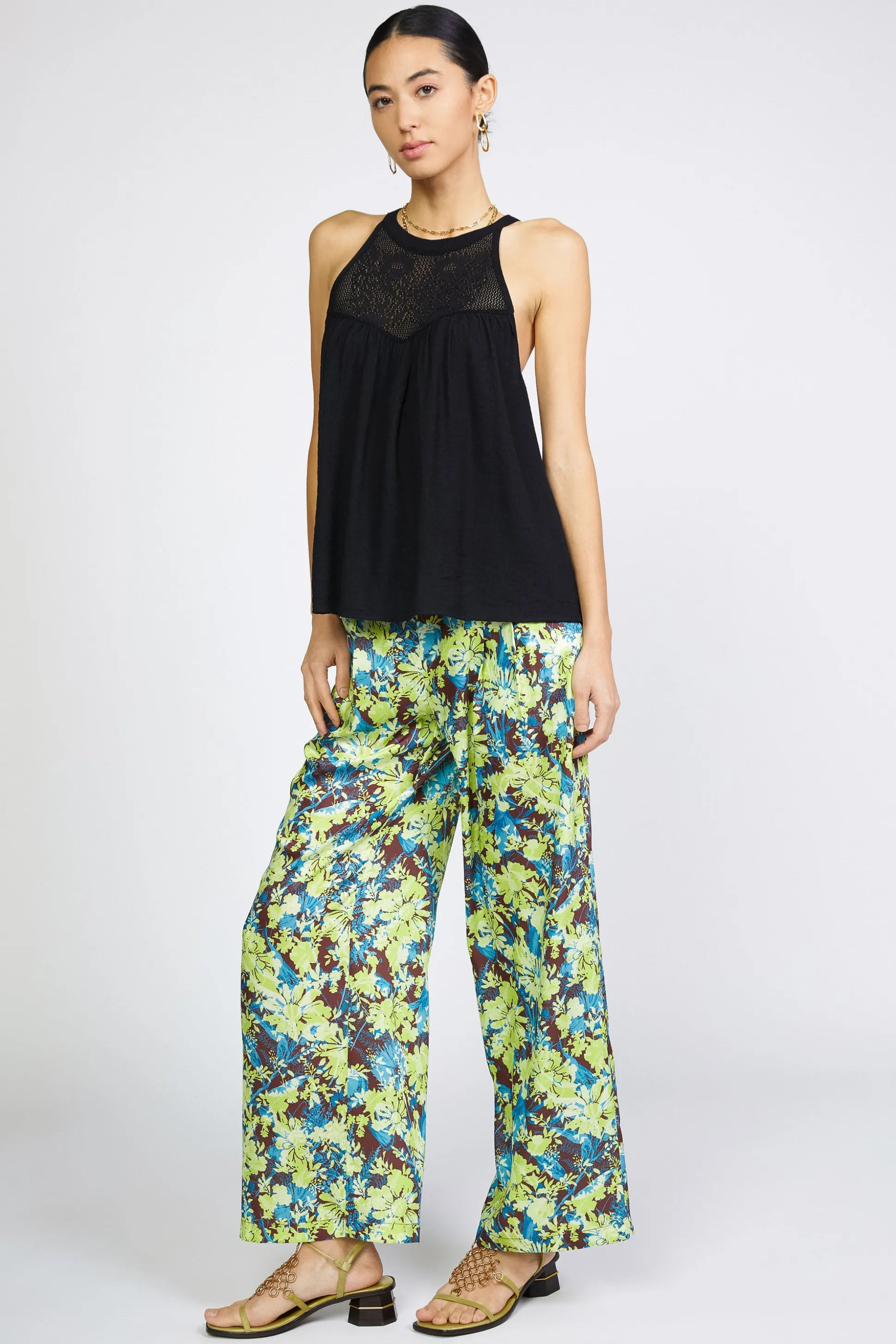 Crotchet Yoke Top<Current Air Hot