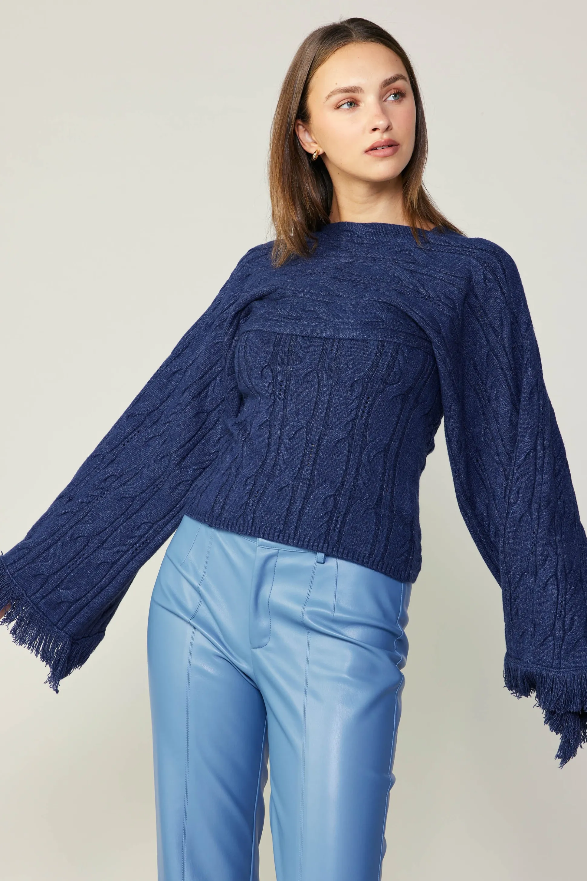 Sweater Shrug Top Set<Current Air Hot