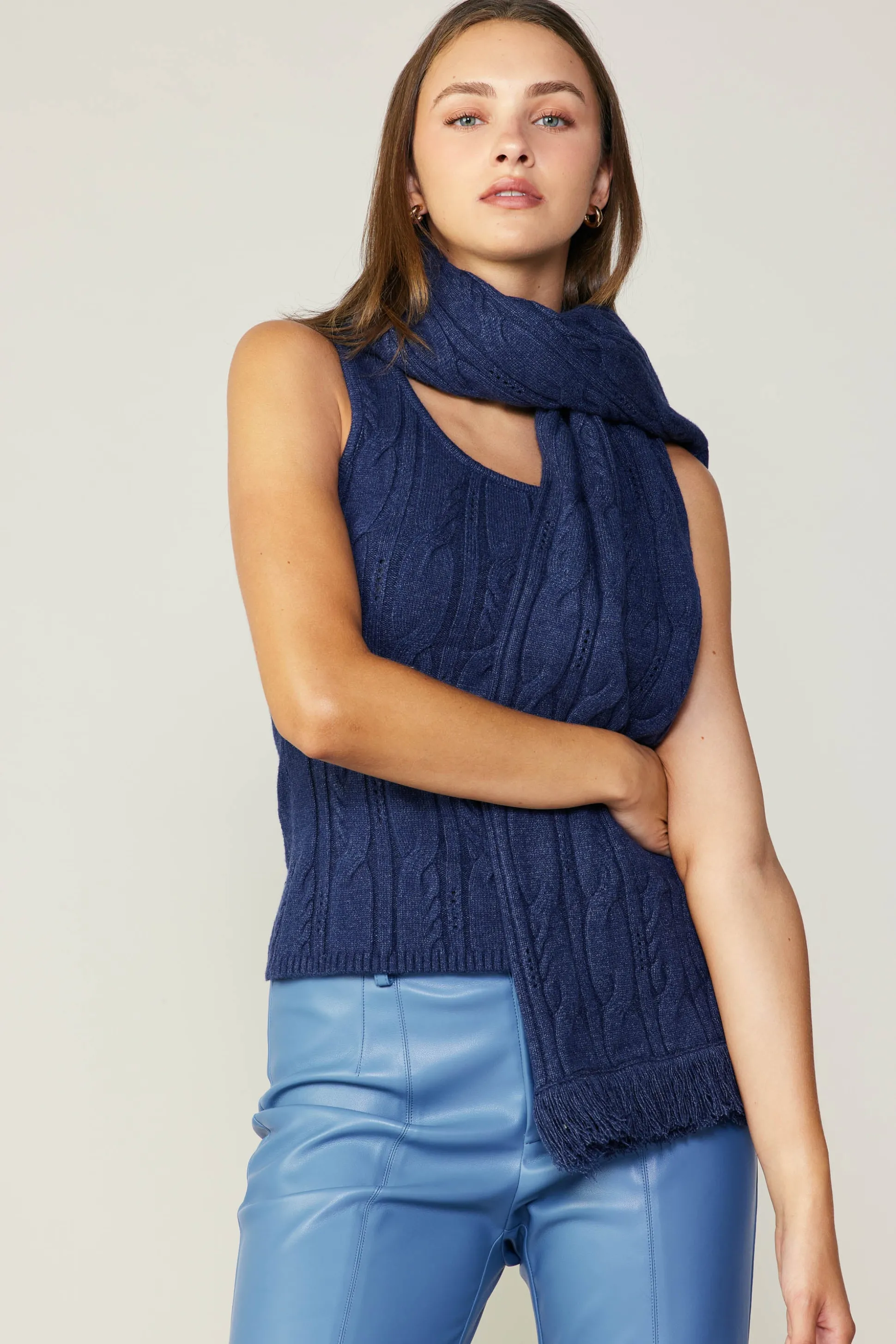 Sweater Shrug Top Set<Current Air Hot