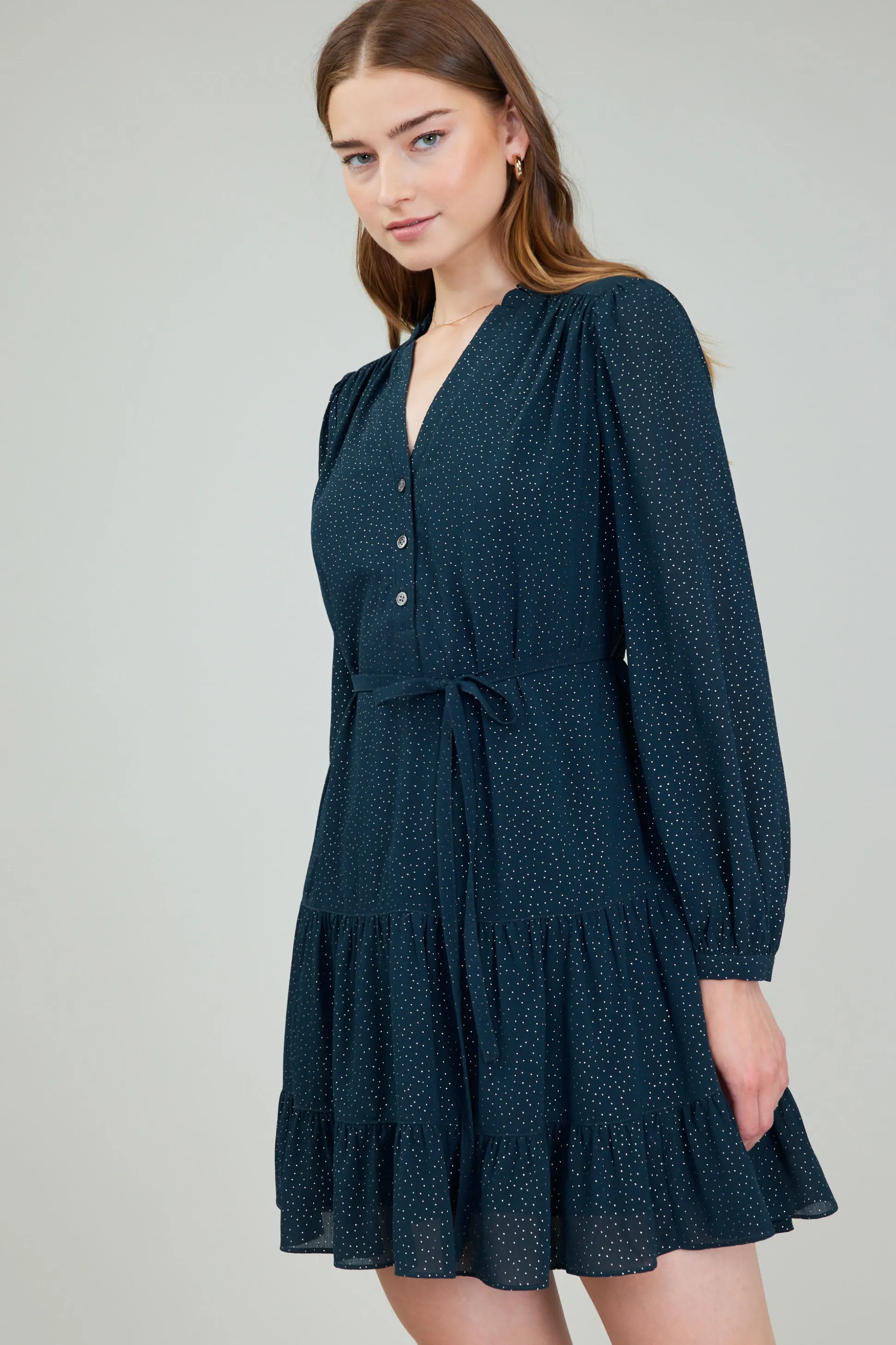 Sparkle Mini Dress<Current Air Hot