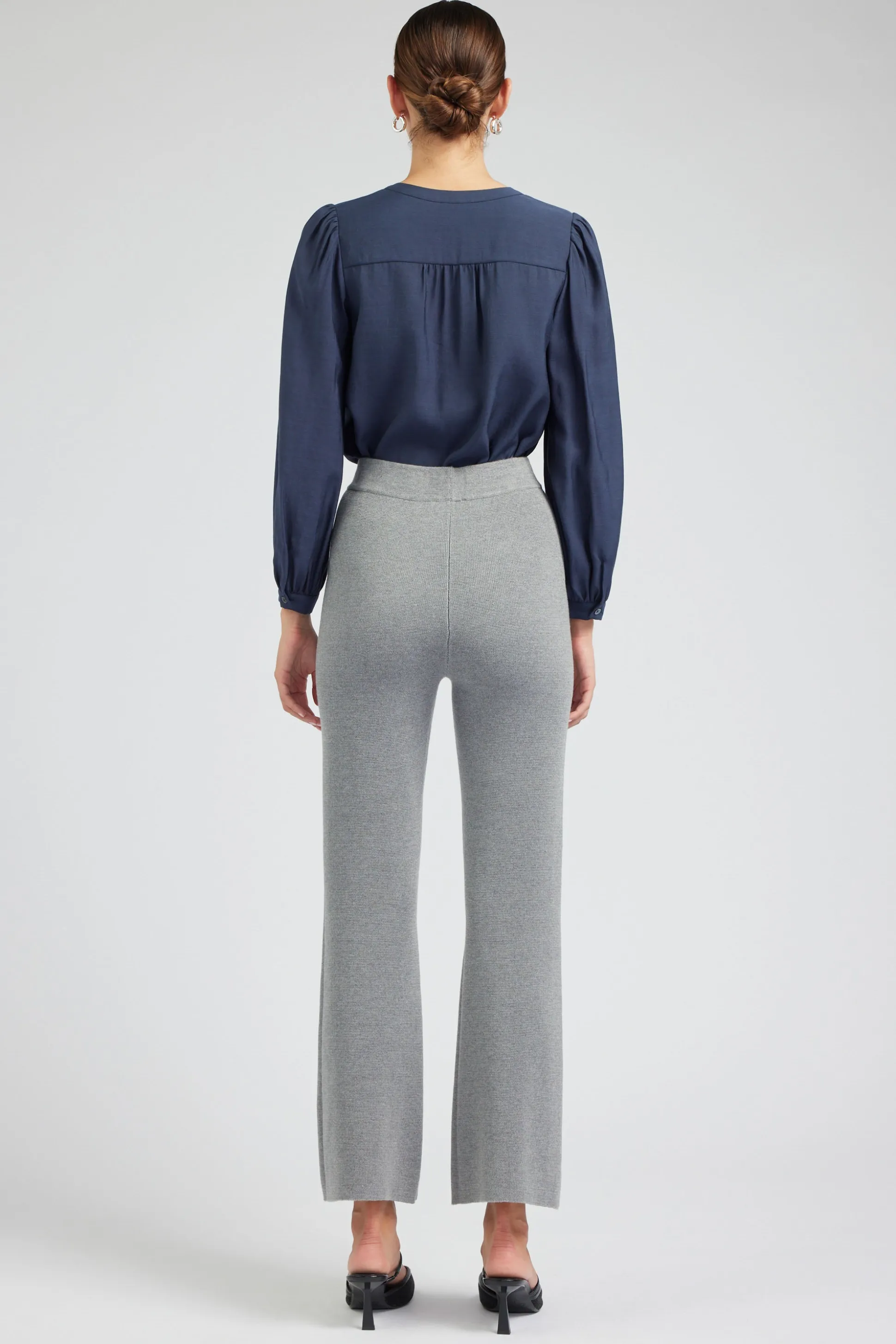Knit High Waist Pants<Current Air Sale