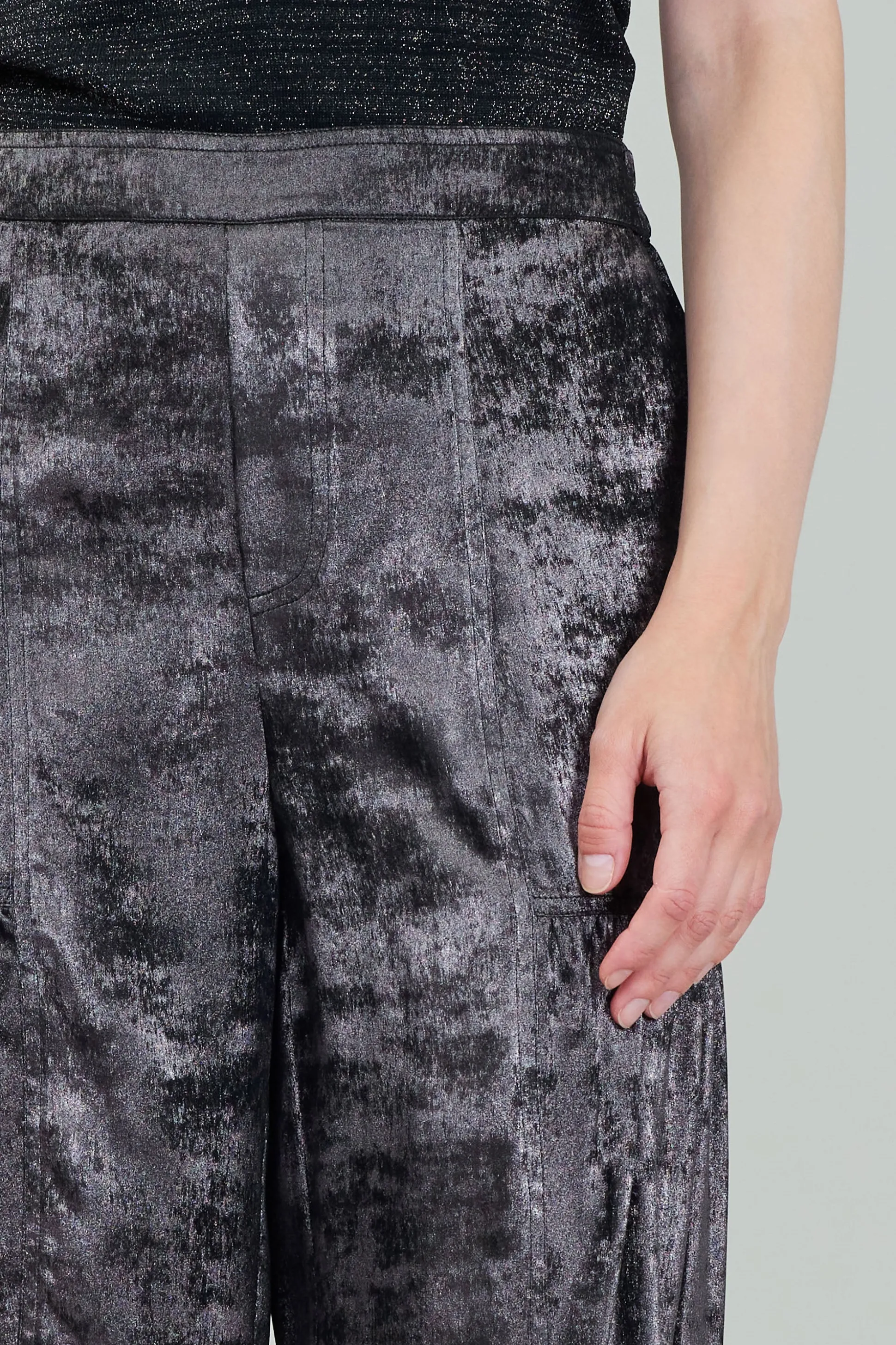 Opalescent Textured Tiered Pants<Current Air Clearance
