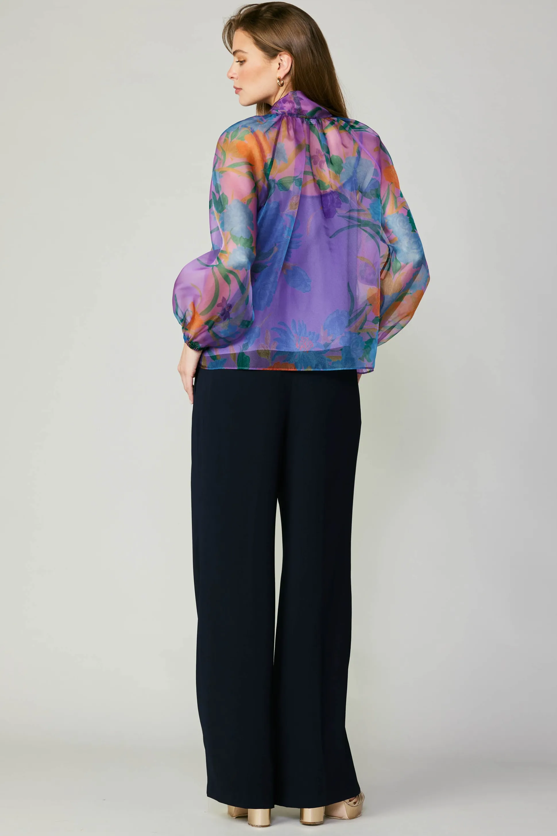 Floral Organza Blouse<Current Air Outlet