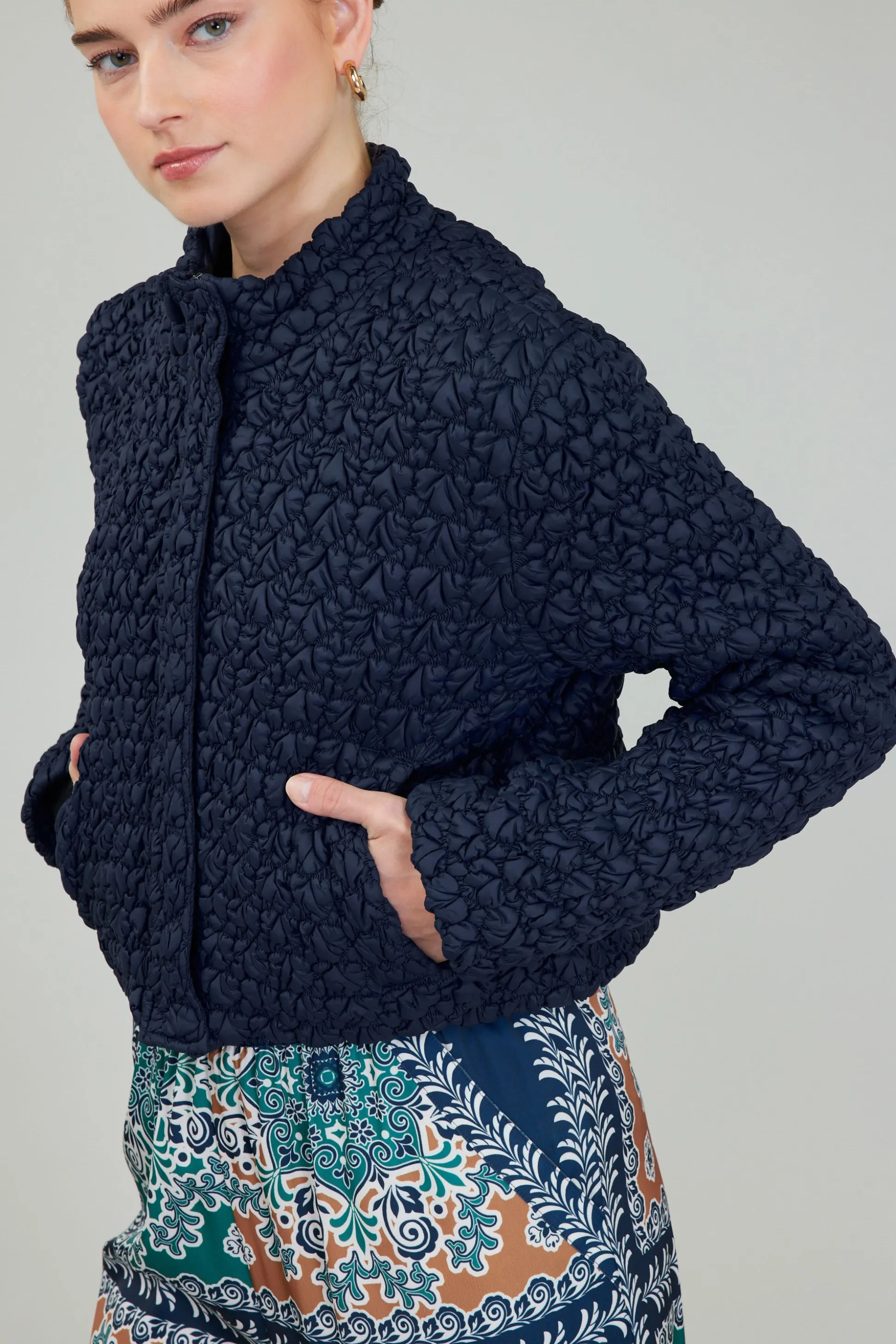 Quilted Puff Jacket<Current Air Online