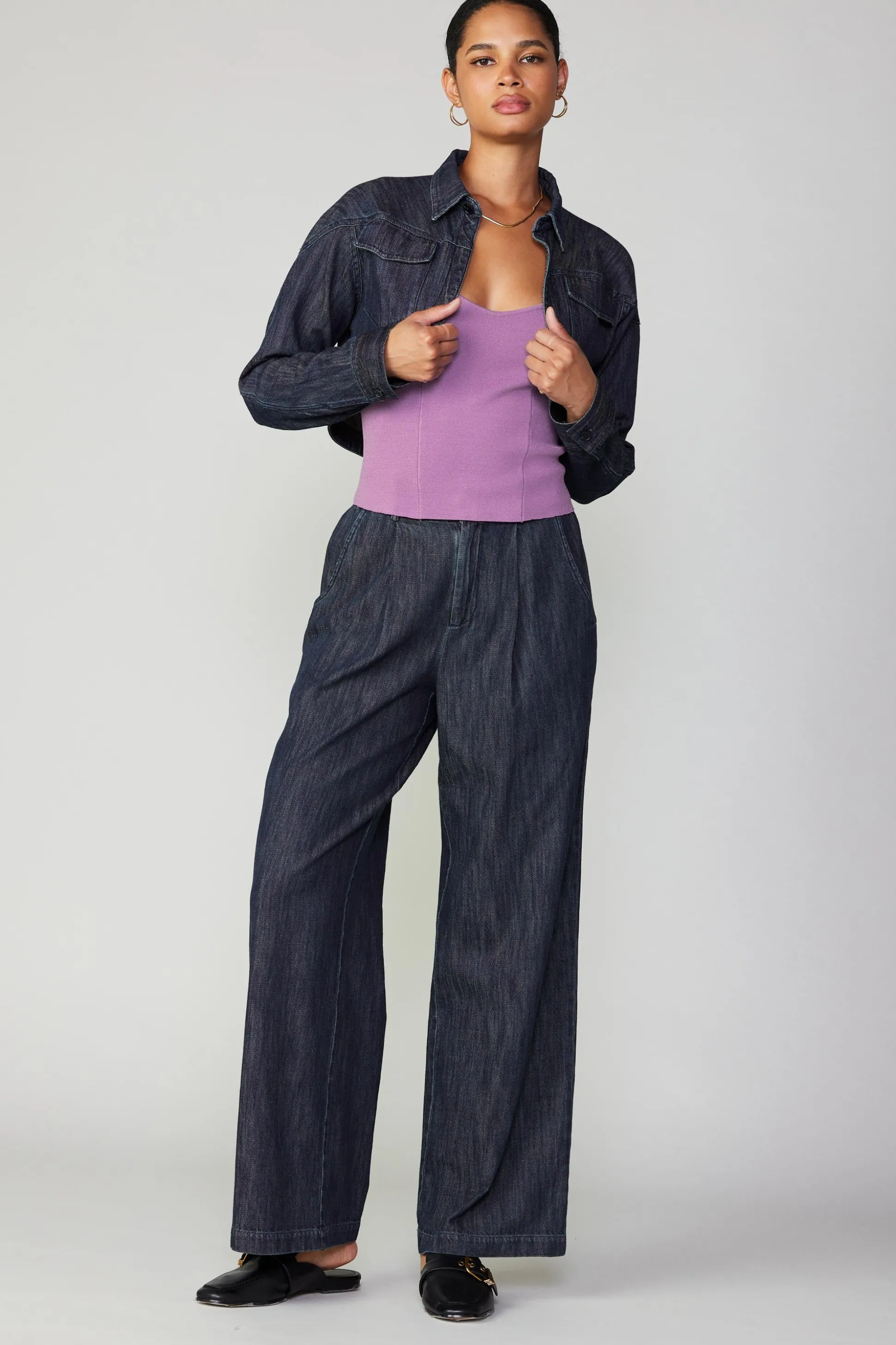 Cropped Denim Jacket<Current Air Clearance