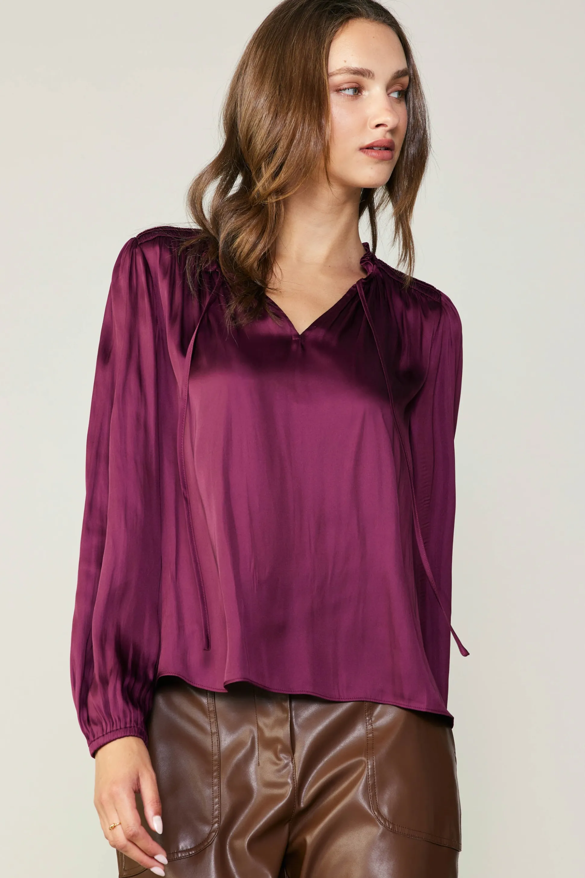 Smocked Yoke Blouse<Current Air Discount