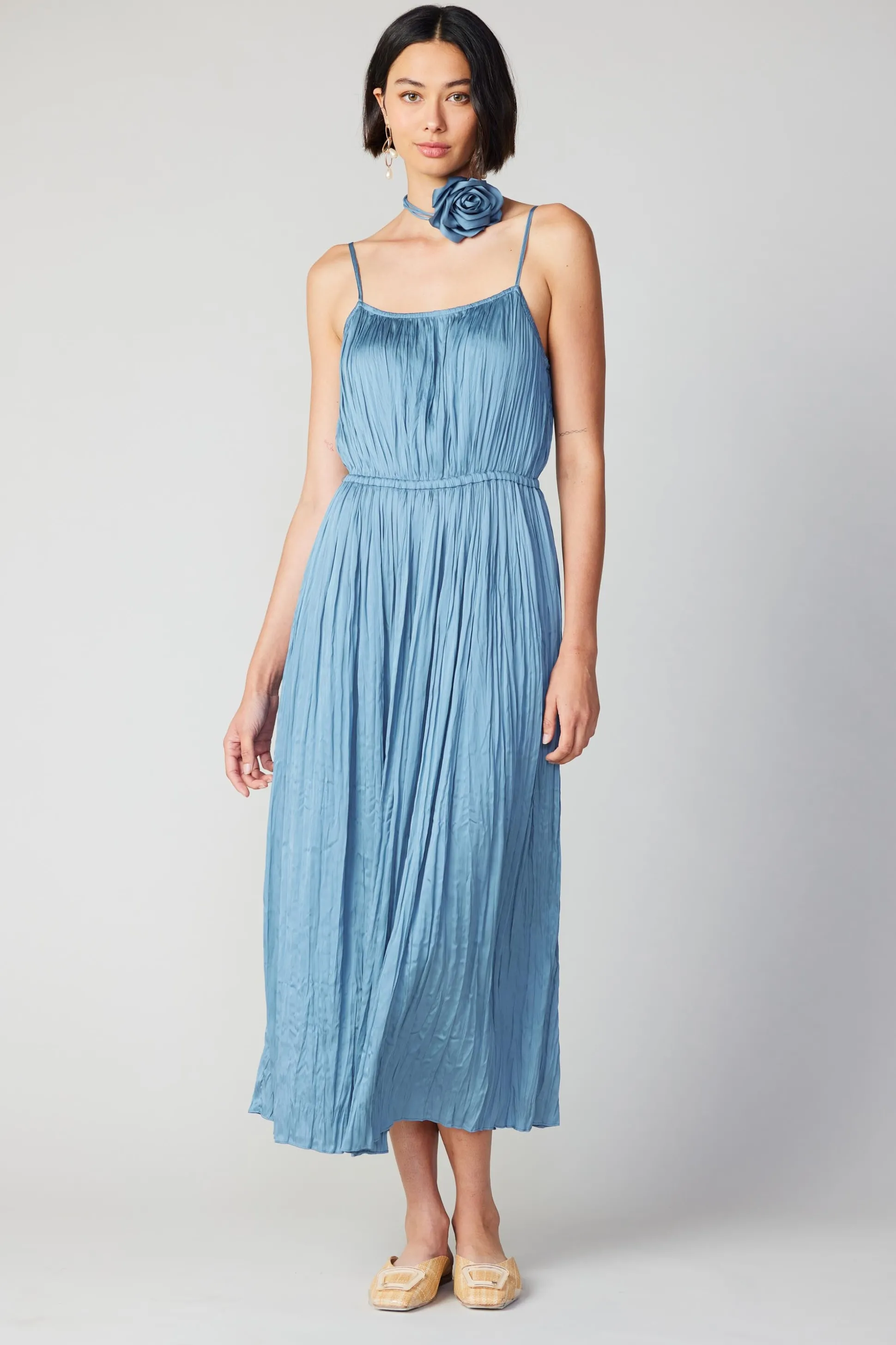 Rose Applique Cami Dress<Current Air Outlet