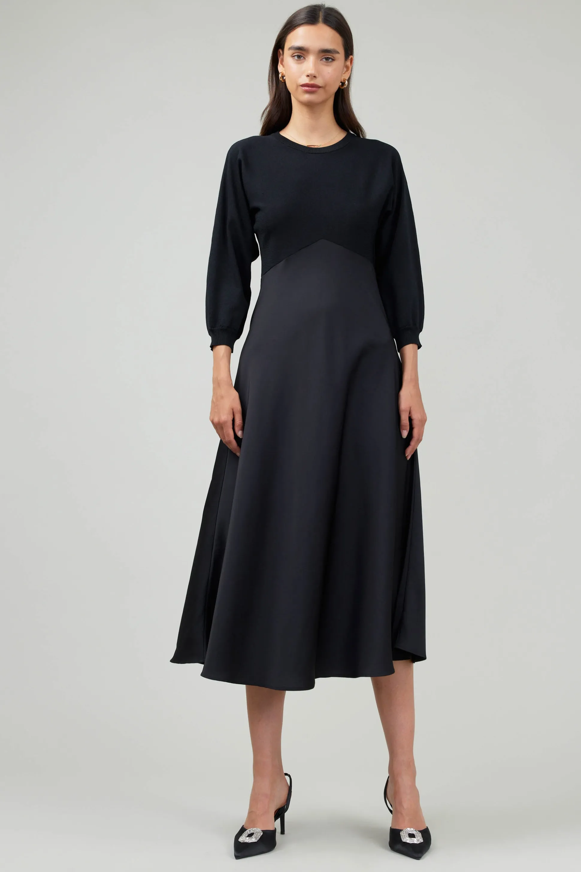 Vienna Knit Midi Dress<Current Air Best