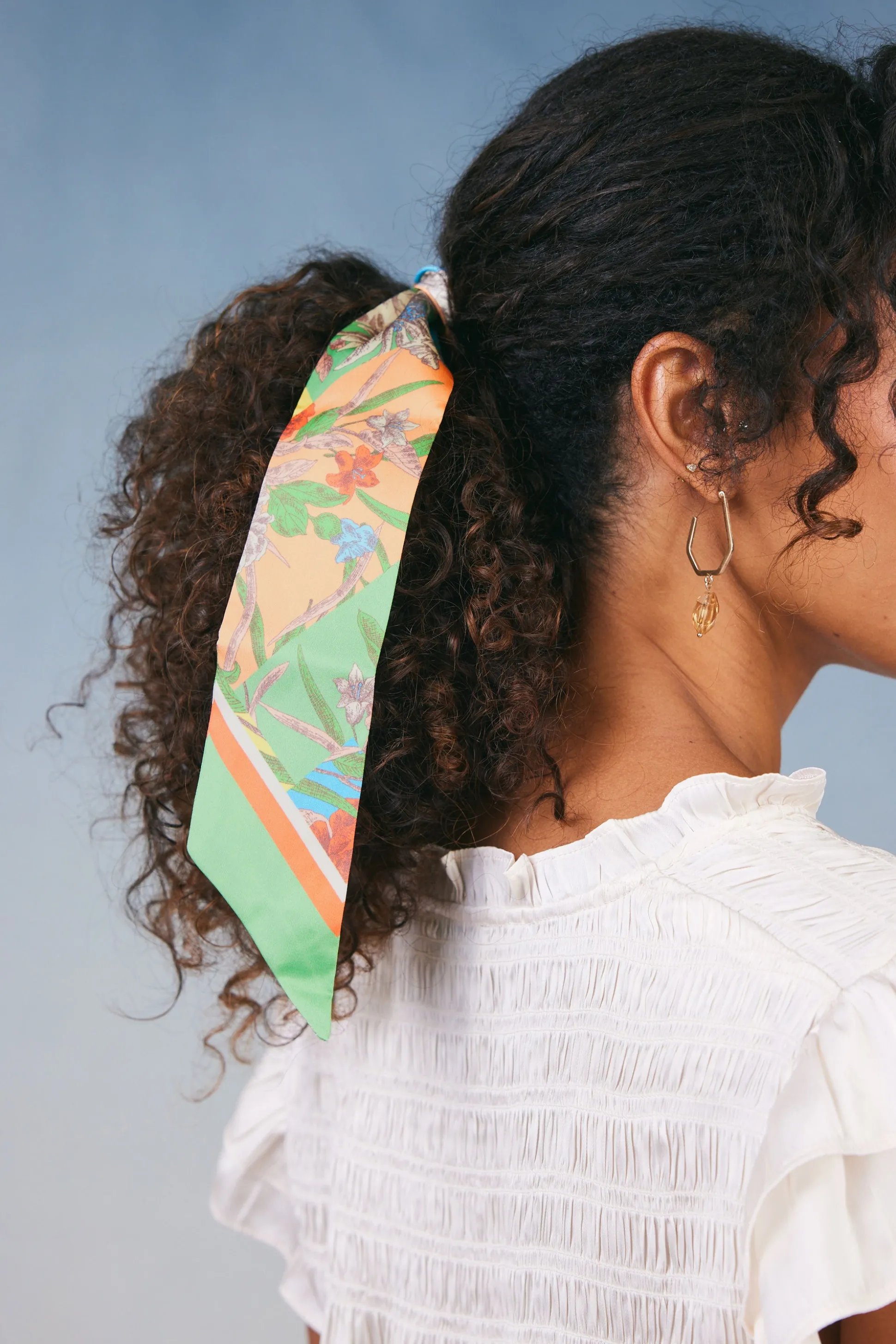 Recycled Signature Print Twilly Scarf<Current Air Discount