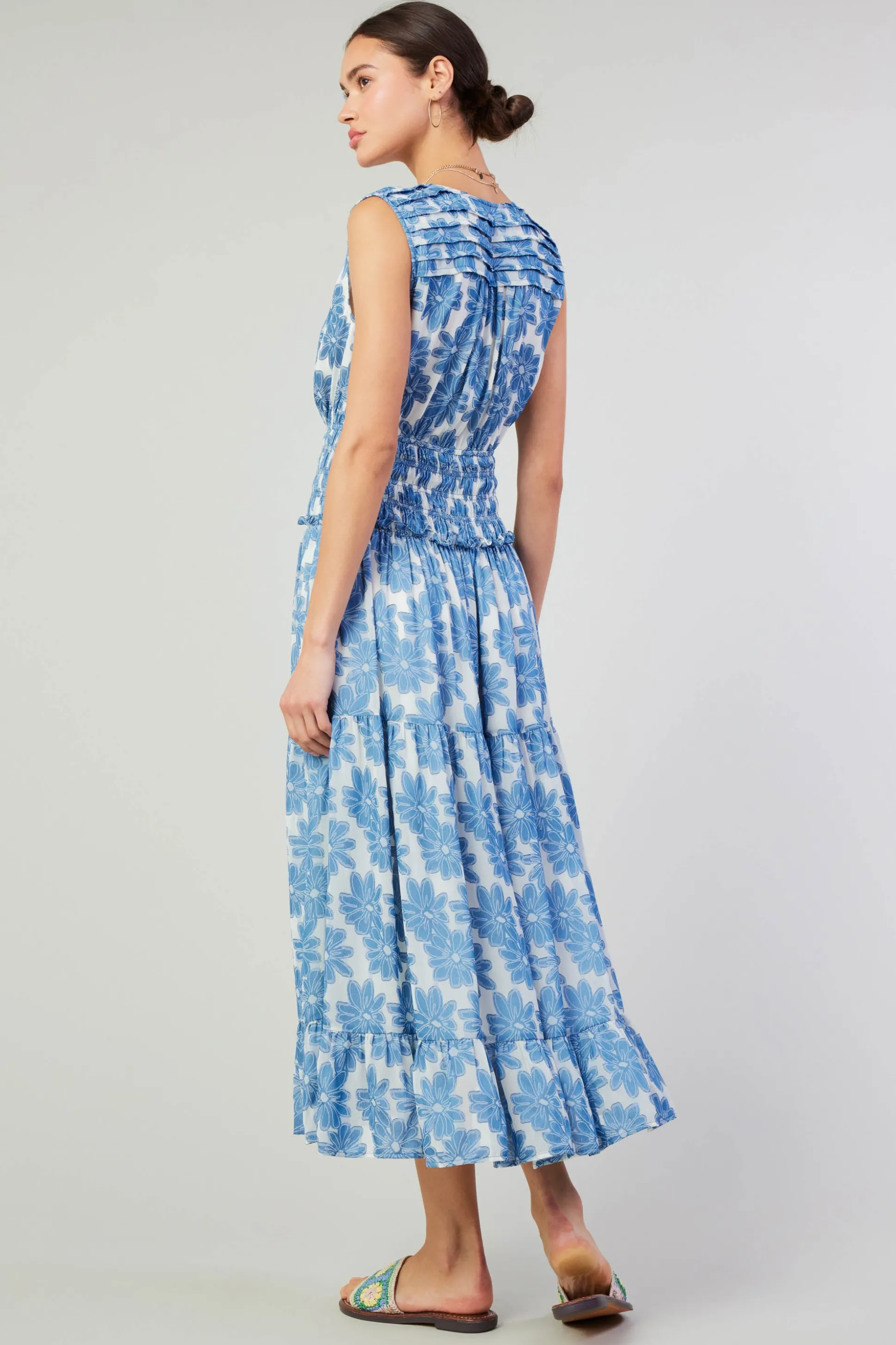 Daisy Jacquard Maxi Dress<Current Air Discount