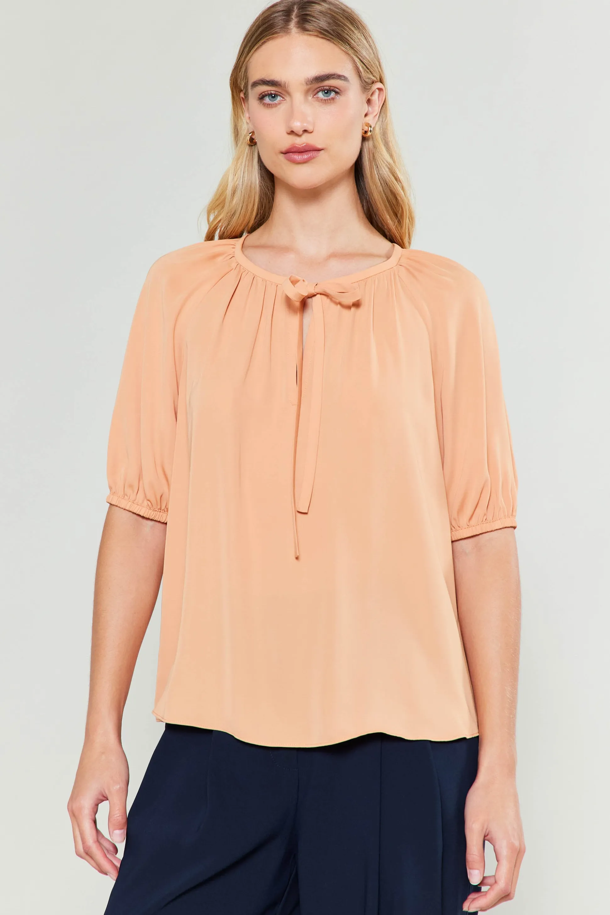 Neck Tie Detailed Blouse<Current Air New